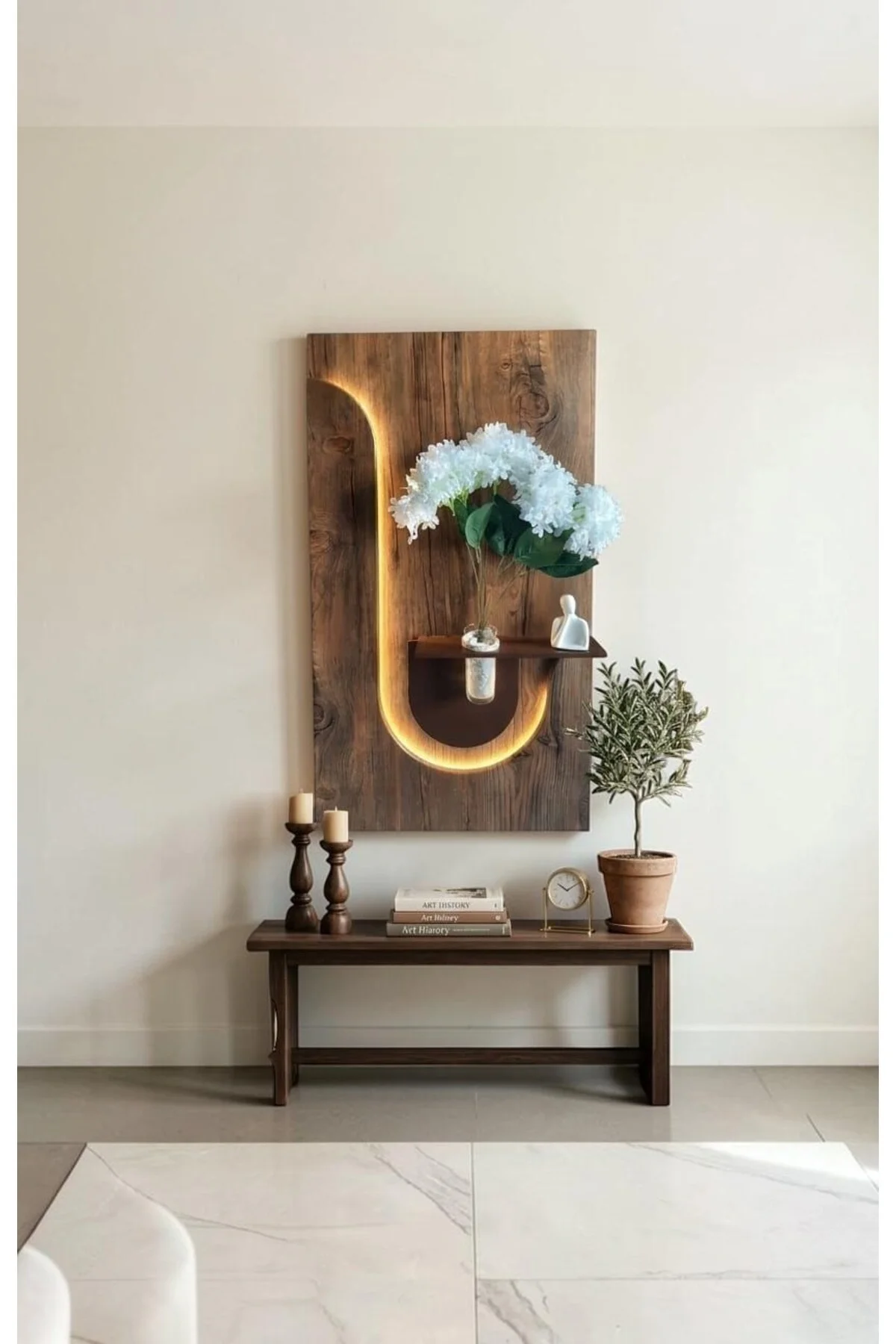 LUMIO SERİSİ LED IŞIKLI DEKORATİF TABLO (50x70 CM) - fursimo Görsel 4