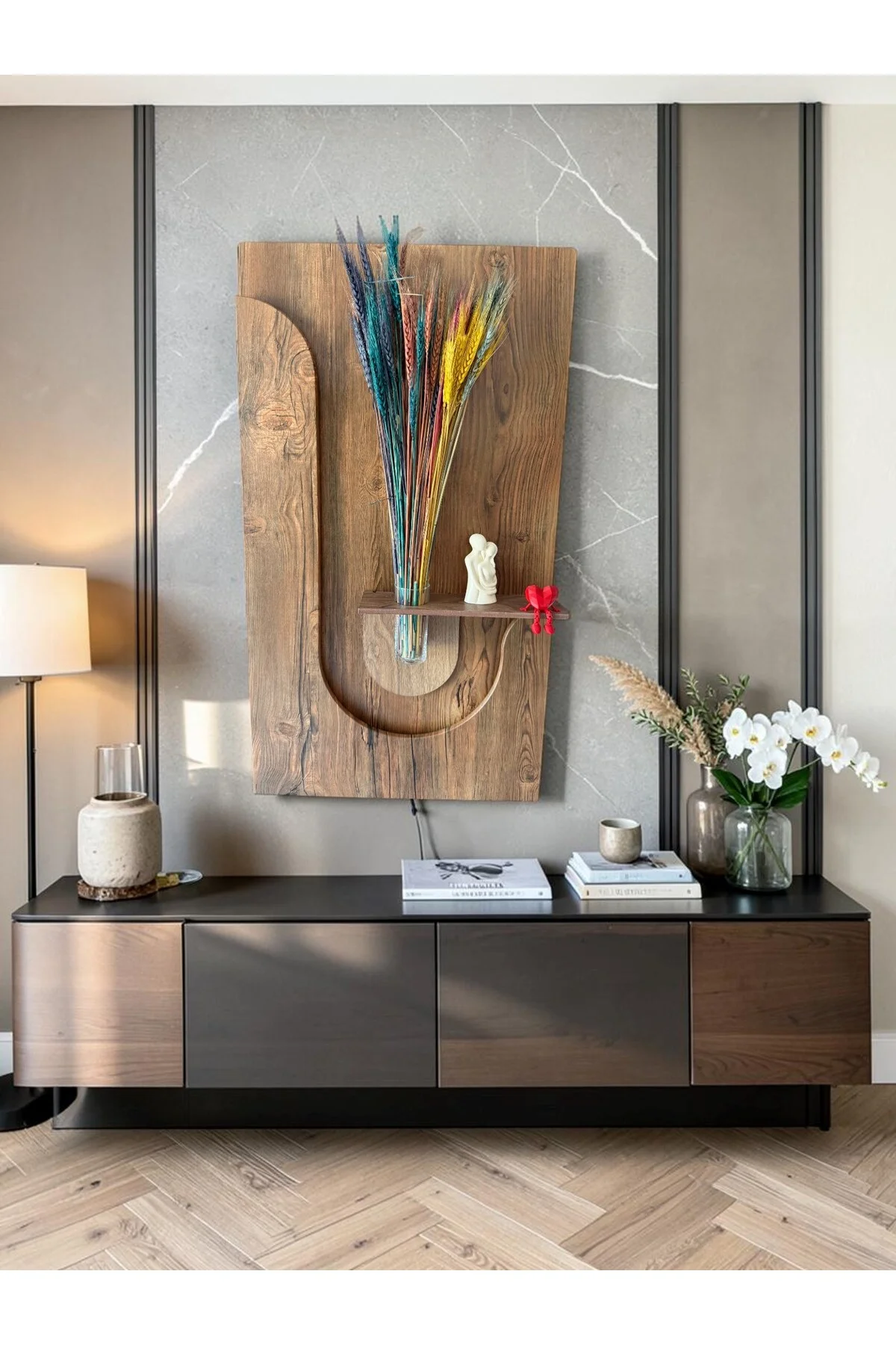 LUMIO SERİSİ LED IŞIKLI DEKORATİF TABLO (50x70 CM) - fursimo Görsel 3