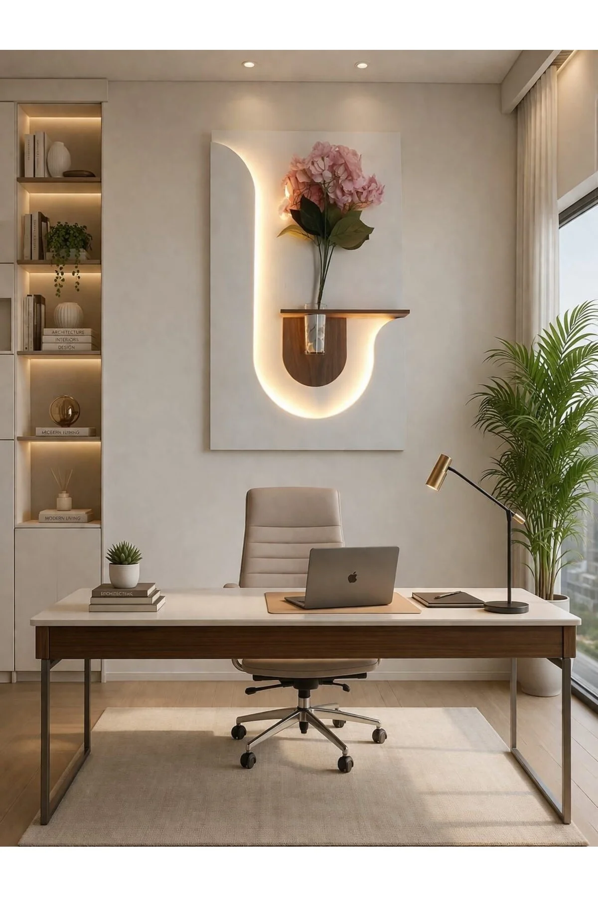 LUMIO SERİSİ LED IŞIKLI DEKORATİF TABLO (50x70 CM) - fursimo Görsel 5