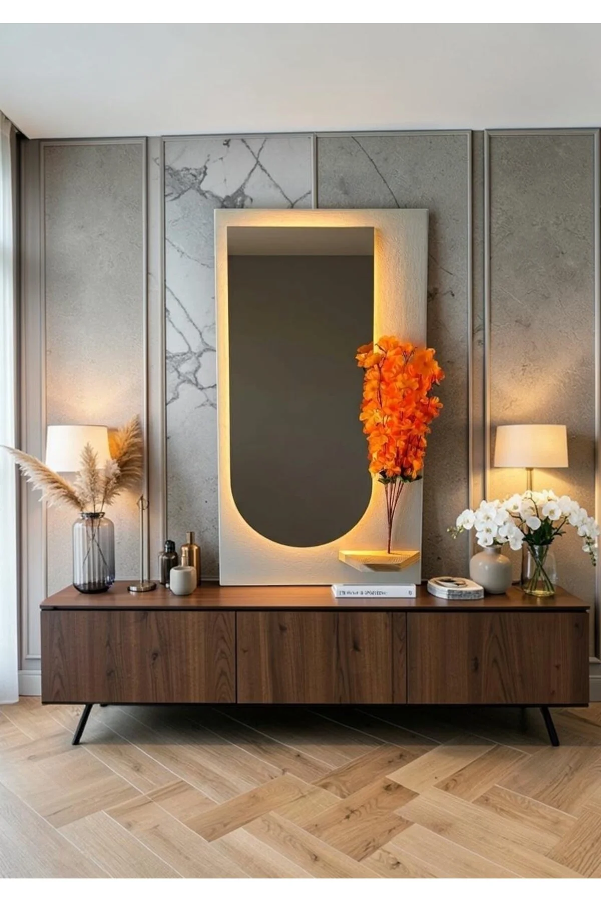 LUMIO SERİSİ LED IŞIKLI DEKORATİF TABLO (50x70 CM) - fursimo Görsel 4