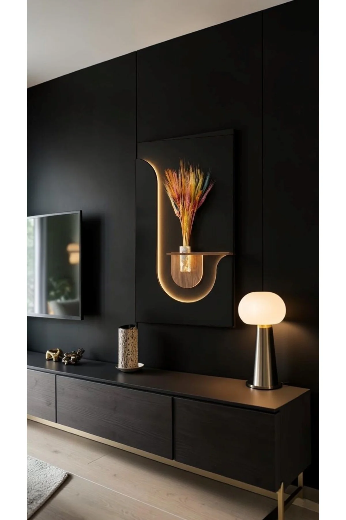 LUMIO SERİSİ LED IŞIKLI DEKORATİF TABLO (50x70 CM) - fursimo Görsel 2