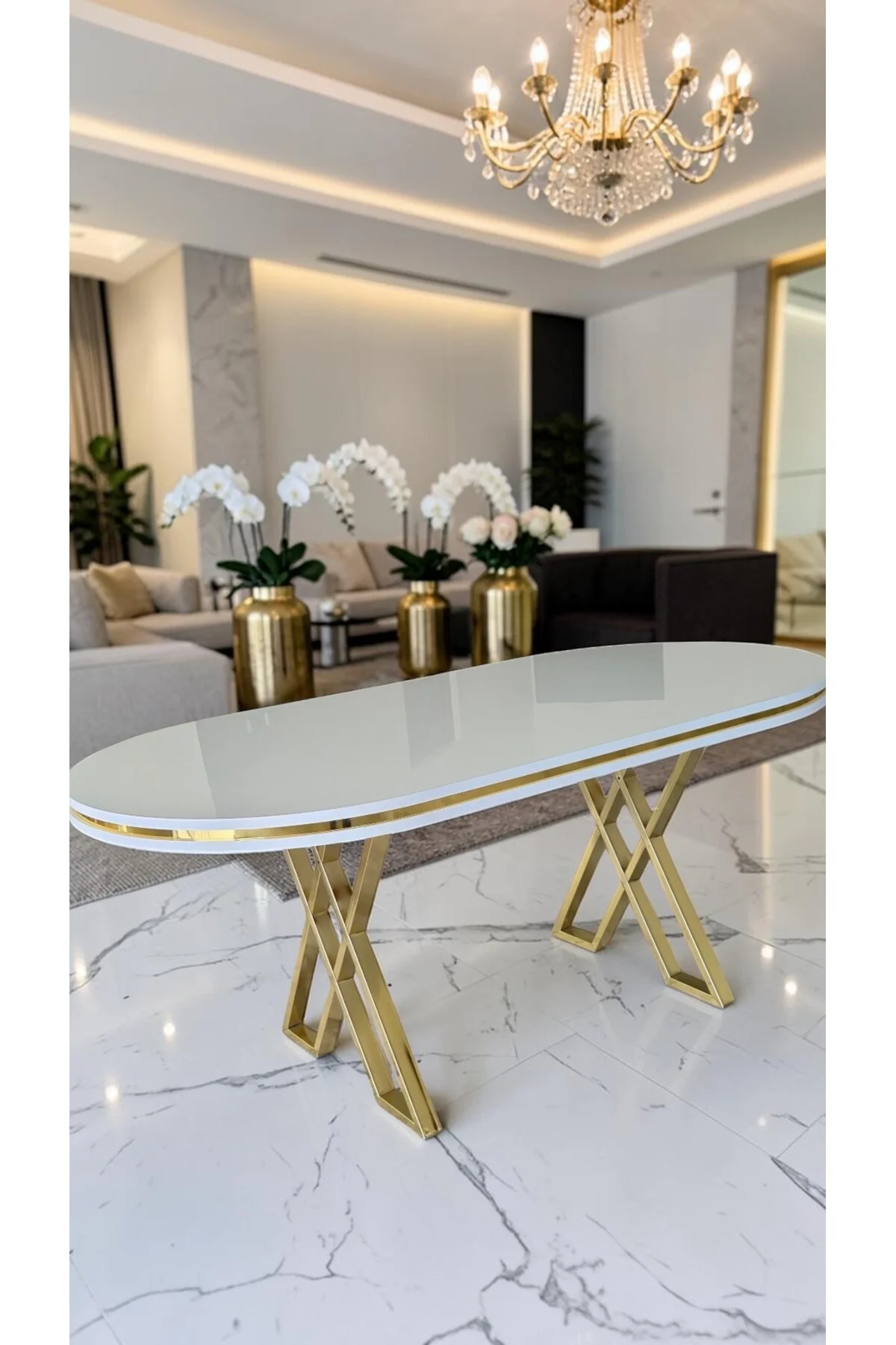 ASPEN SERİSİ YEMEK MASASI 90x170 CM | LAKE PANEL | 1.SINIF MDF - fursimo Görsel 8