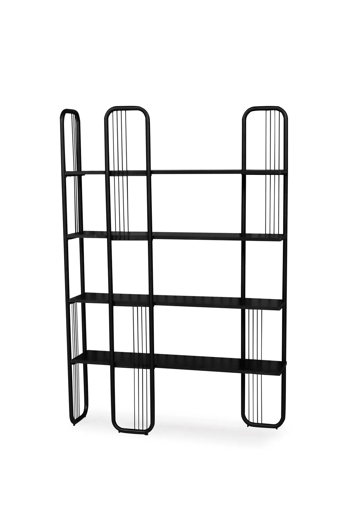 Sierra 5 Raflı Kitaplık 120x180 cm Metal Gövdeli Modern Dekoratif Kitaplık - fursimo Görsel 6