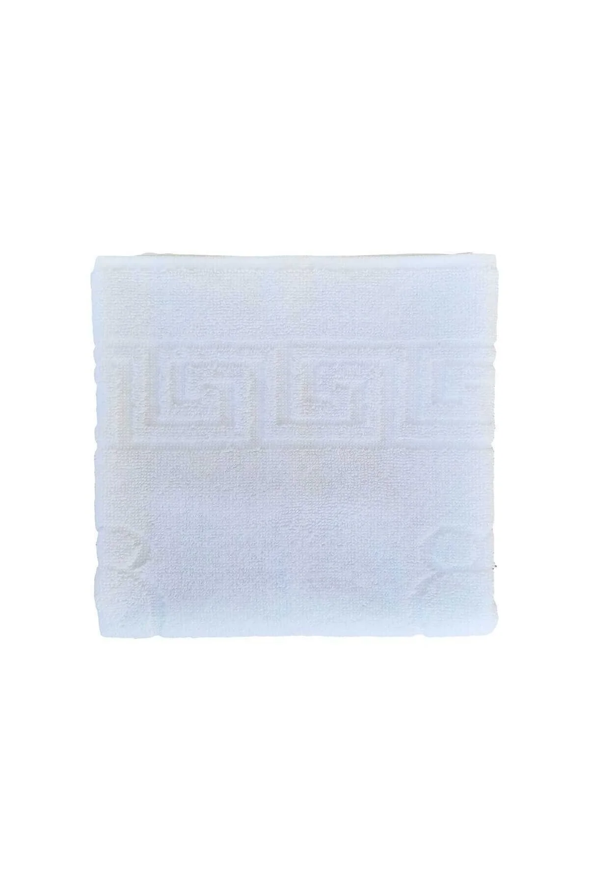6 lı Ayak İzli Banyo Pamuklu Ayak Havlusu 50x70 Cm Beyaz - BAYÇAĞRI Görsel 6