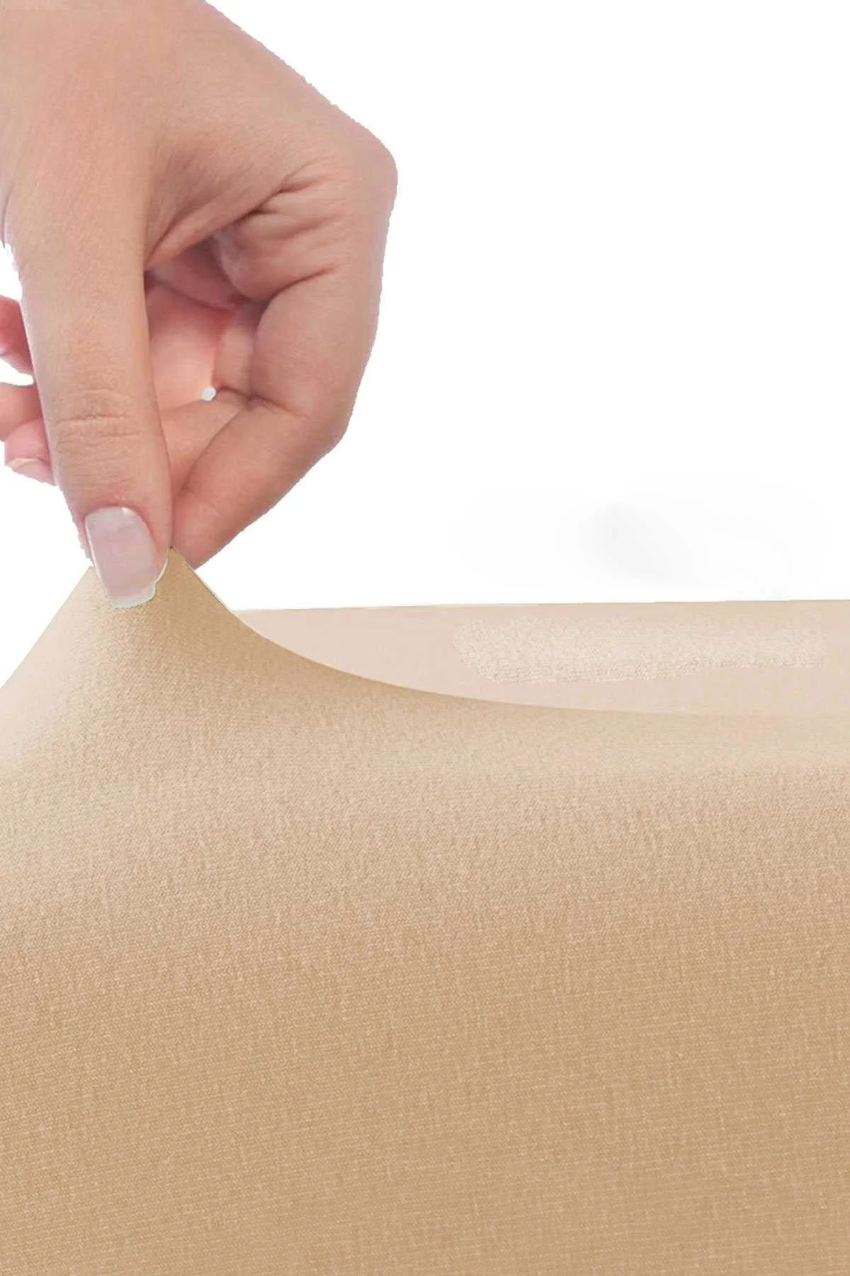 Çift Kişilik Düz Penye %100 Pamuklu Lastikli Çarşaf 200X200 Cm Battal Boy Newsheet Kahverengi - Mira Home Görsel 2