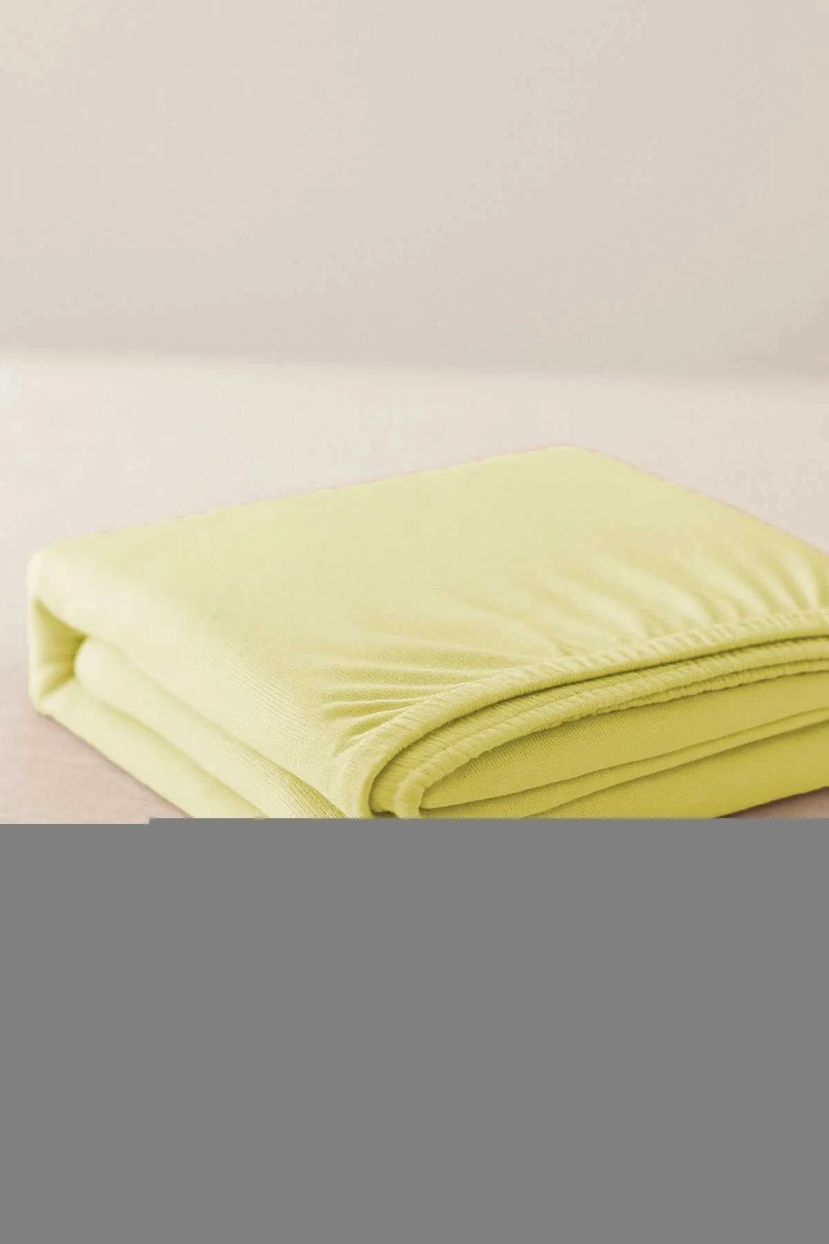 Çift Kişilik Düz Penye %100 Pamuklu Lastikli Çarşaf 160X200 Newsheet Sarı - Mira Home Görsel 3