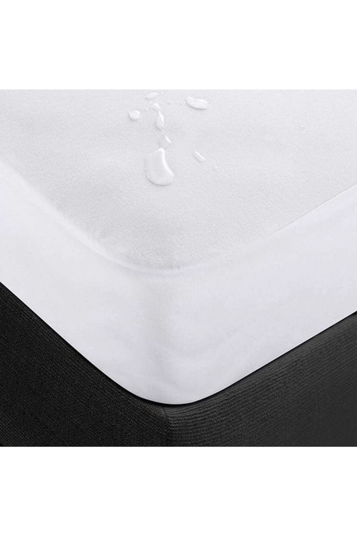 180x200 Cm Çift Kişilik Fitted Geçmeli Sıvı Geçirmez Alez Pamuklu Yatak Koruyucu - Mira Home Görsel 2