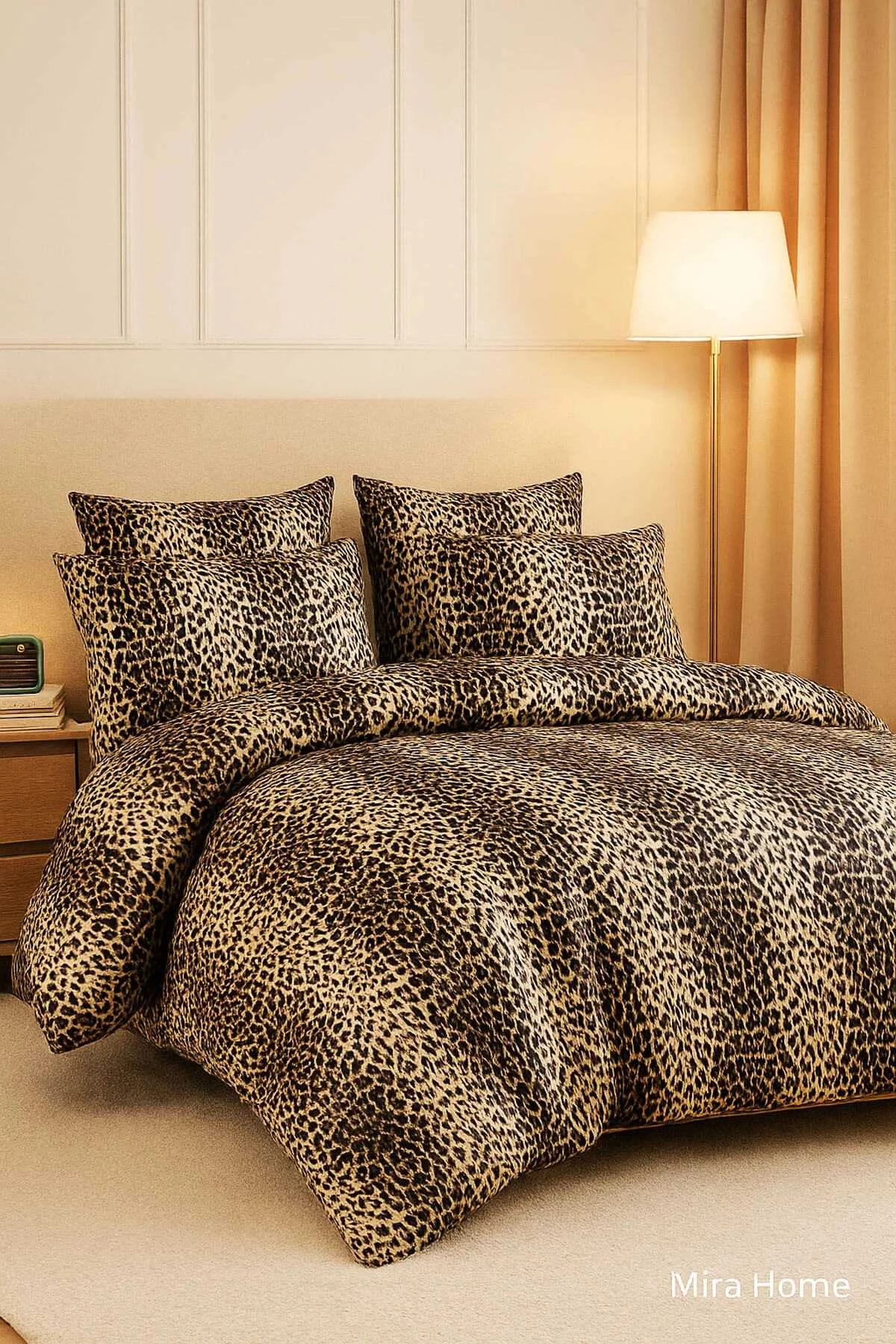 Çift Kişilik Pamuklu Nevresim Takımı Wild Leopard - Mira Home Görsel 2