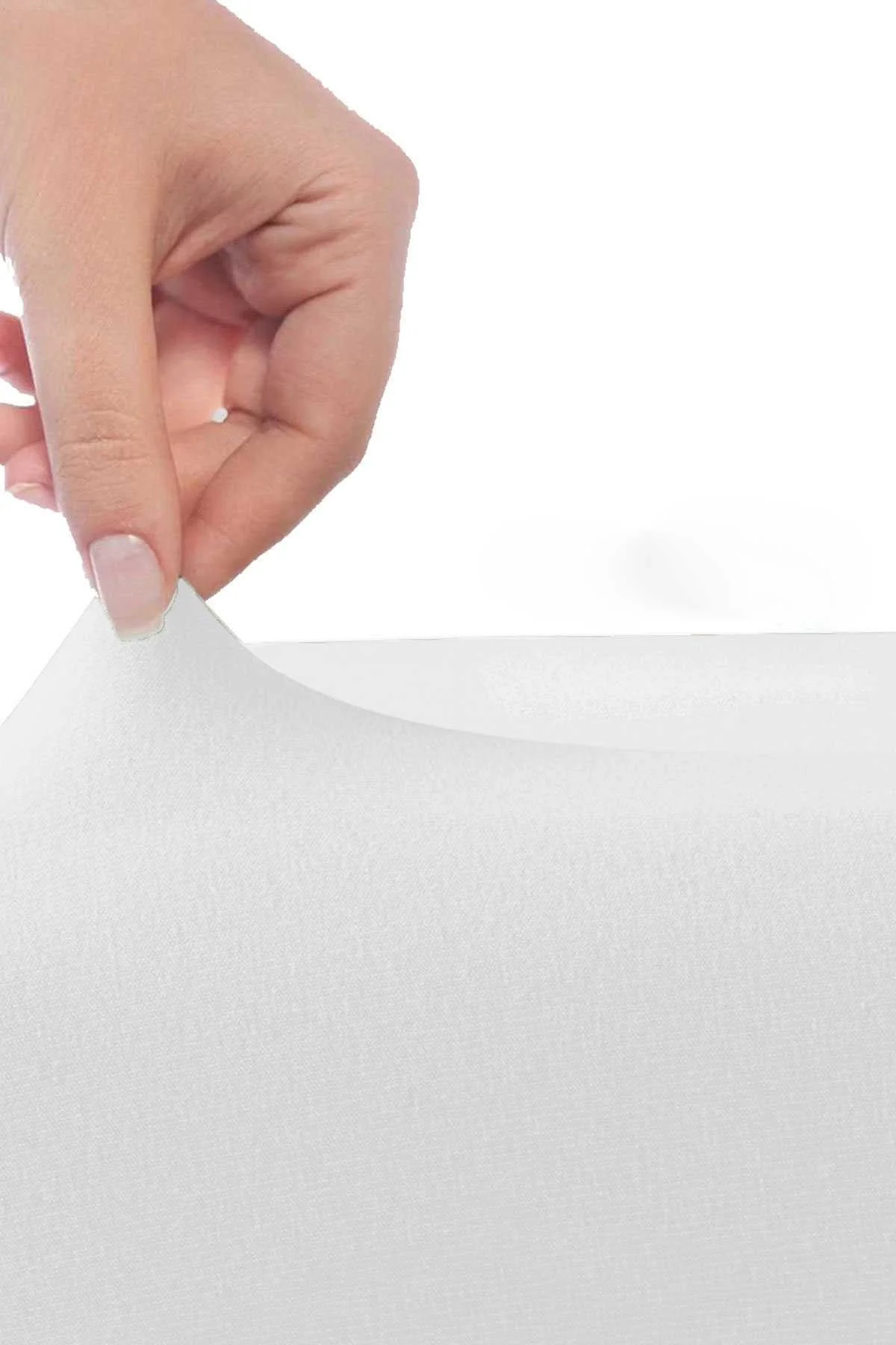 Tek Kişilik Düz Penye %100 Pamuklu Lastikli Çarşaf 100X200 Cm Newsheet Beyaz - Mira Home Görsel 3