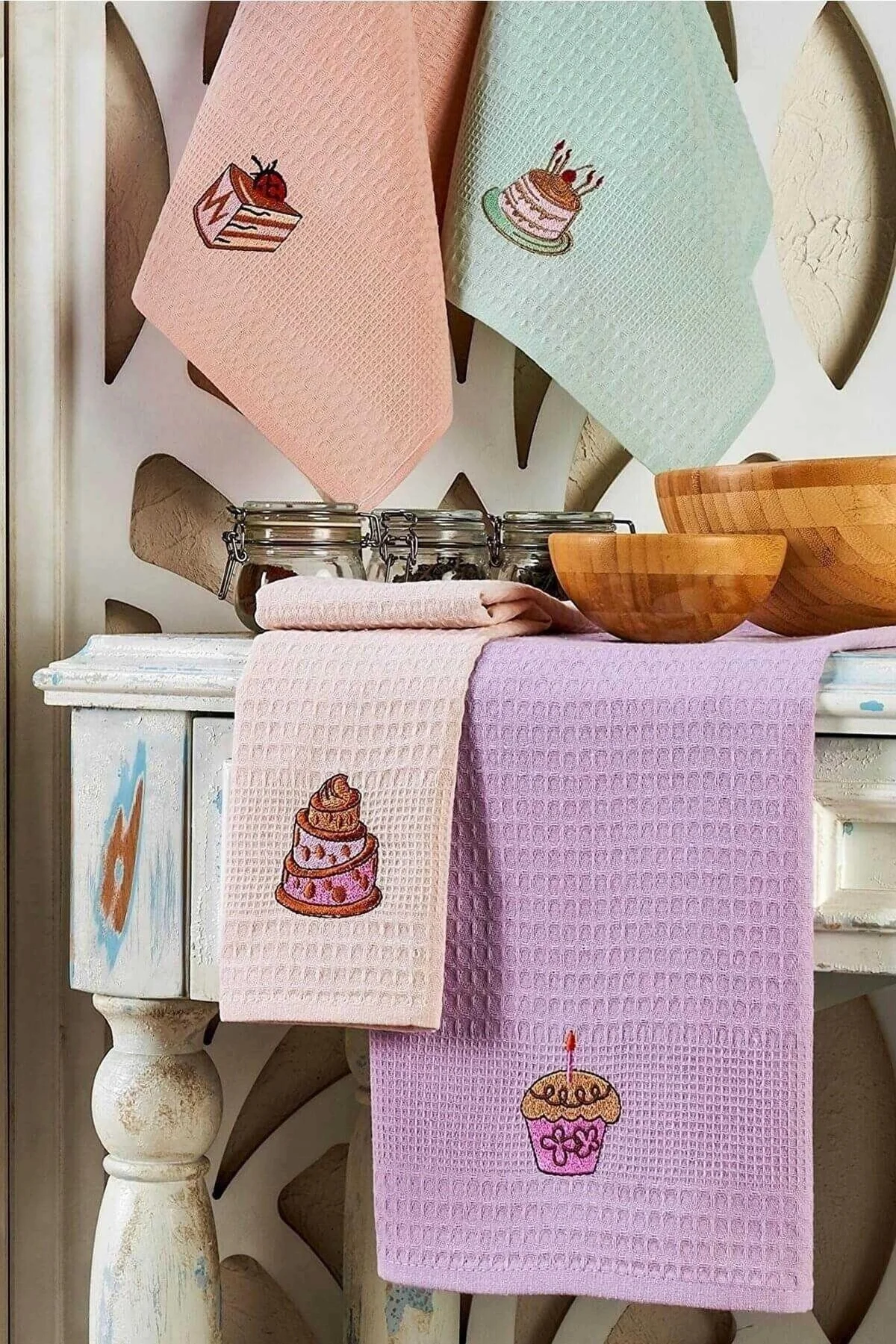 6 Parça Mutfak Kurulama Bezi 30 X 50 Cm Cake - Mira Home Görsel 3