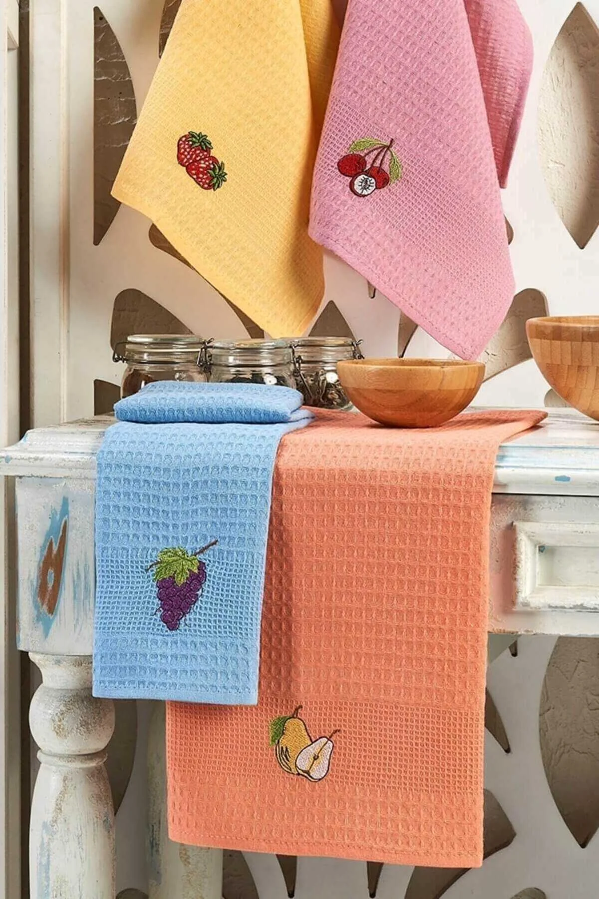6 Parça Mutfak Kurulama Bezi 30 X 50 Cm Fruit - Mira Home Görsel 2