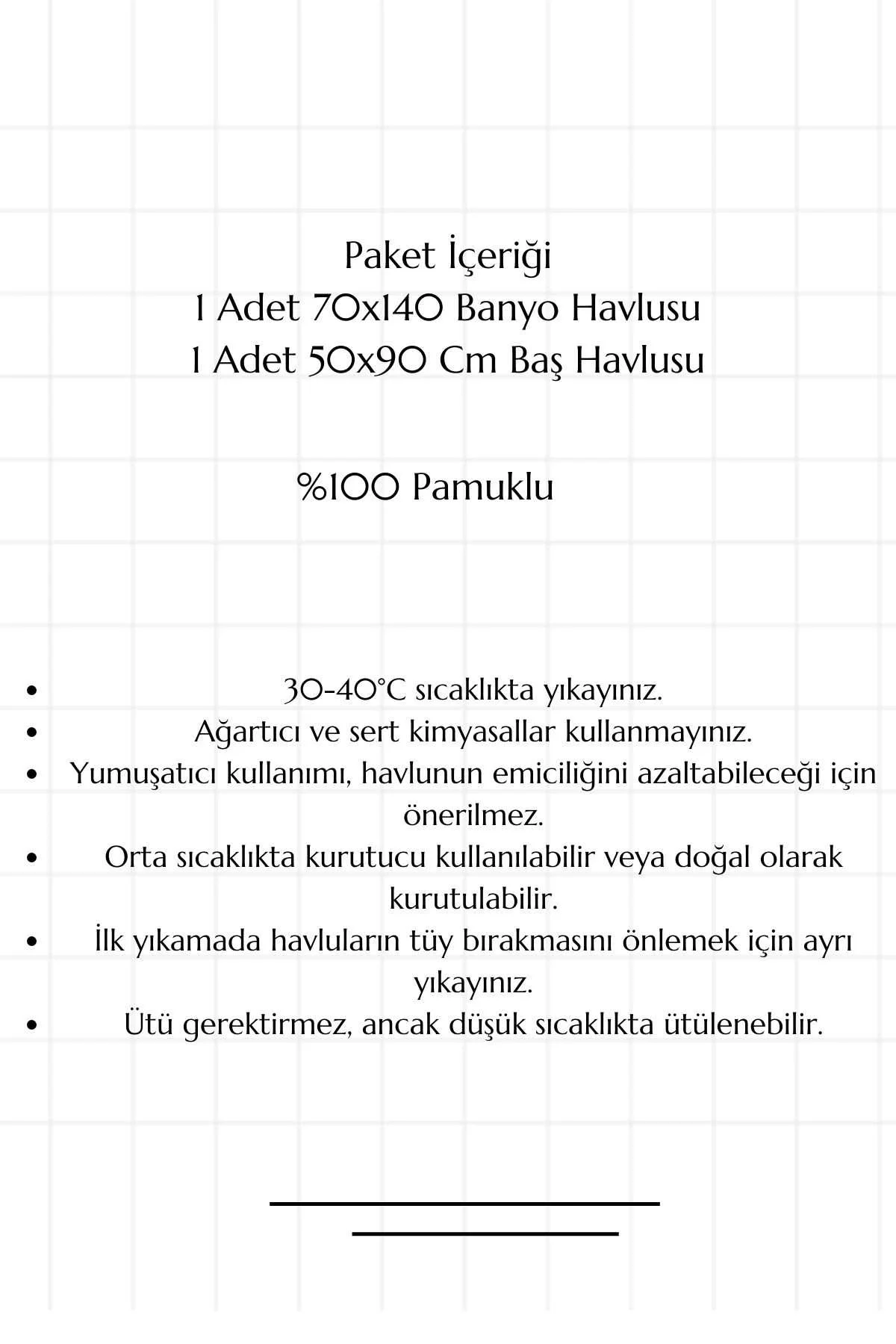2 li Banyo Havlu Takımı %100 Pamuklu Dry Mavi - Mira Home Görsel 4
