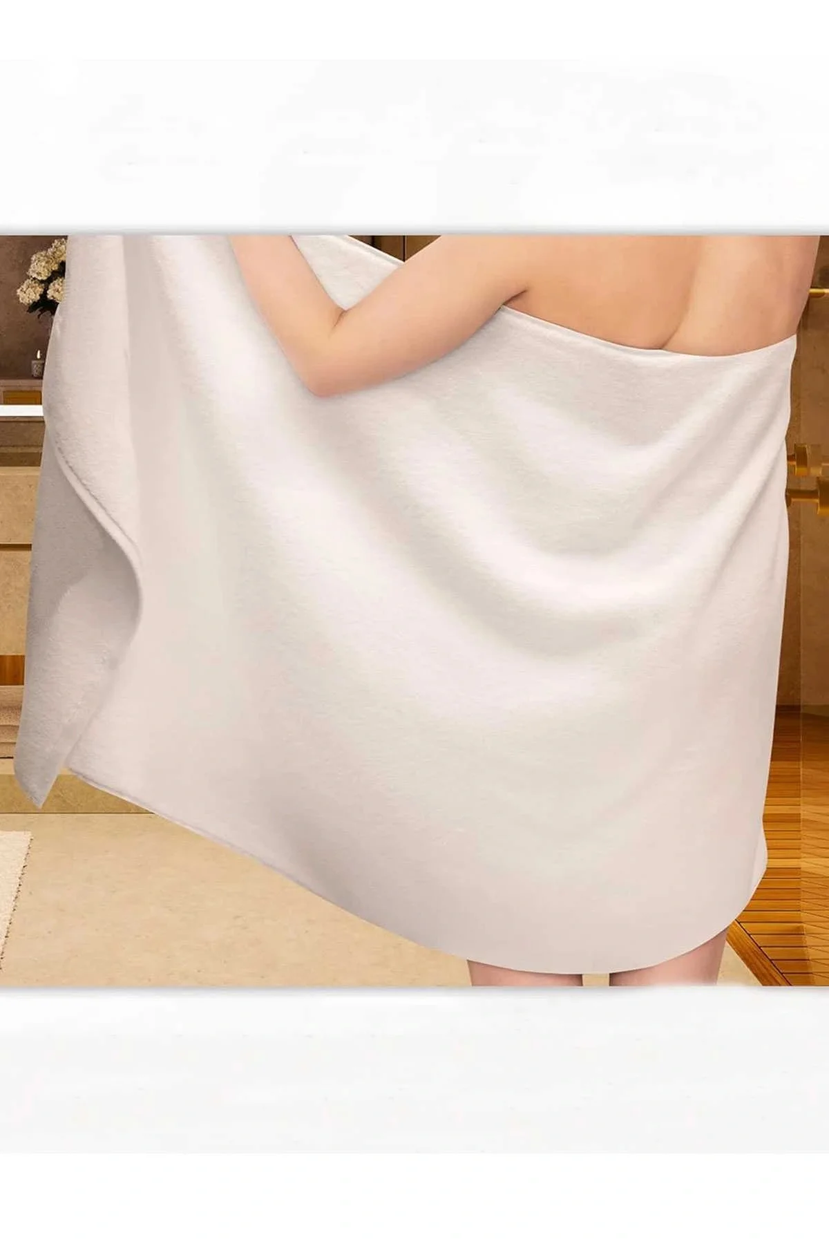 Luxury Hotel 90x150 cm %100 Pamuk Banyo Havlusu Gramajlı Beyaz - Mira Home Görsel 3
