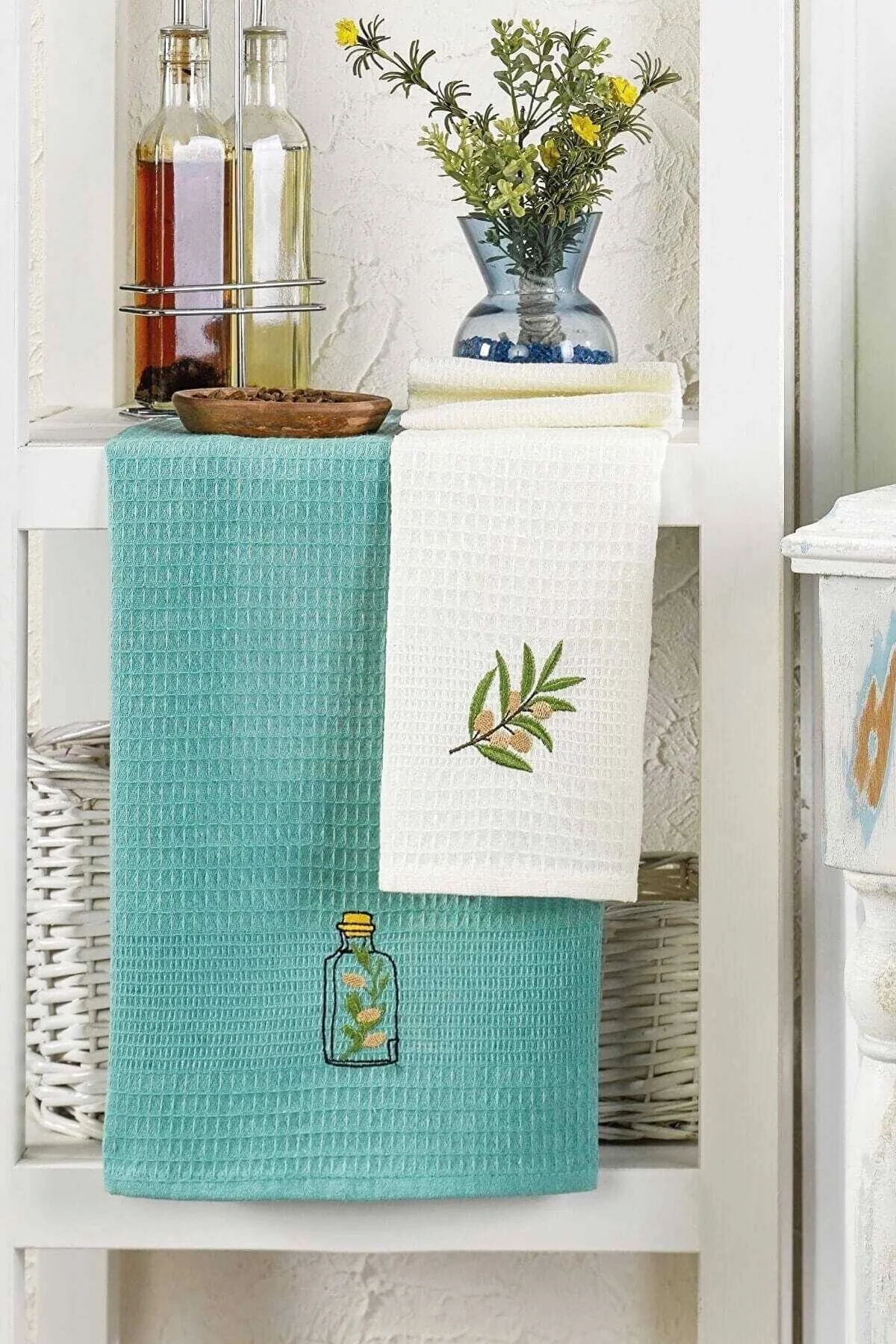 6 Parça Mutfak Kurulama Bezi 30 X 50 Cm Mint - Mira Home Görsel 3