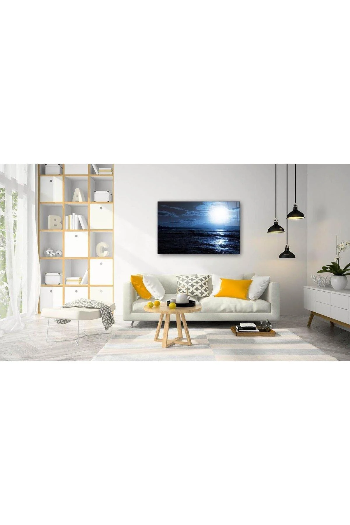 Manzara Doğa Cam Tablo 4mm Dayanıklı Temperli Cam - BYCAGRİ Görsel 2