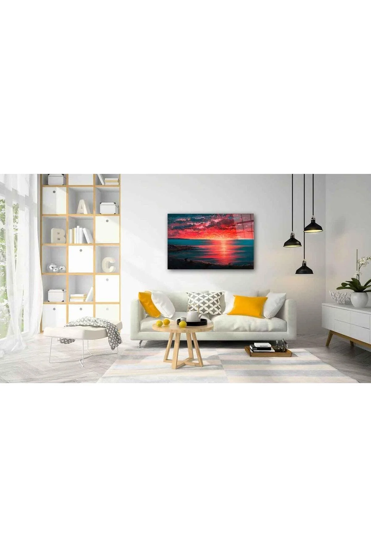 Manzara Cam Tablo 4mm Dayanıklı Temperli Cam - BYCAGRİ Görsel 2
