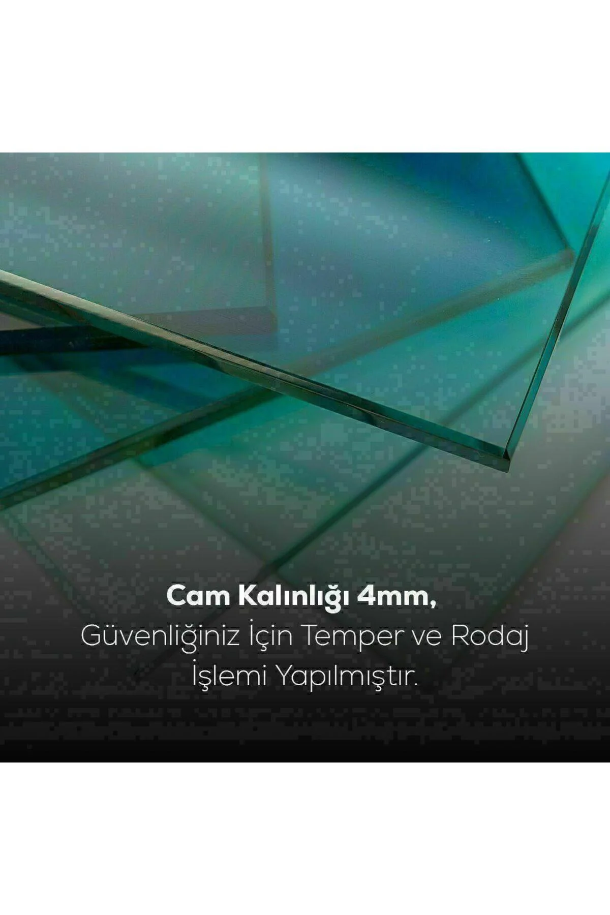 Kuzey Işıkları Cam Tablo Hediyelik Büyük Tablo Ev Ofis Dekoru - BYCAGRİ Görsel 6