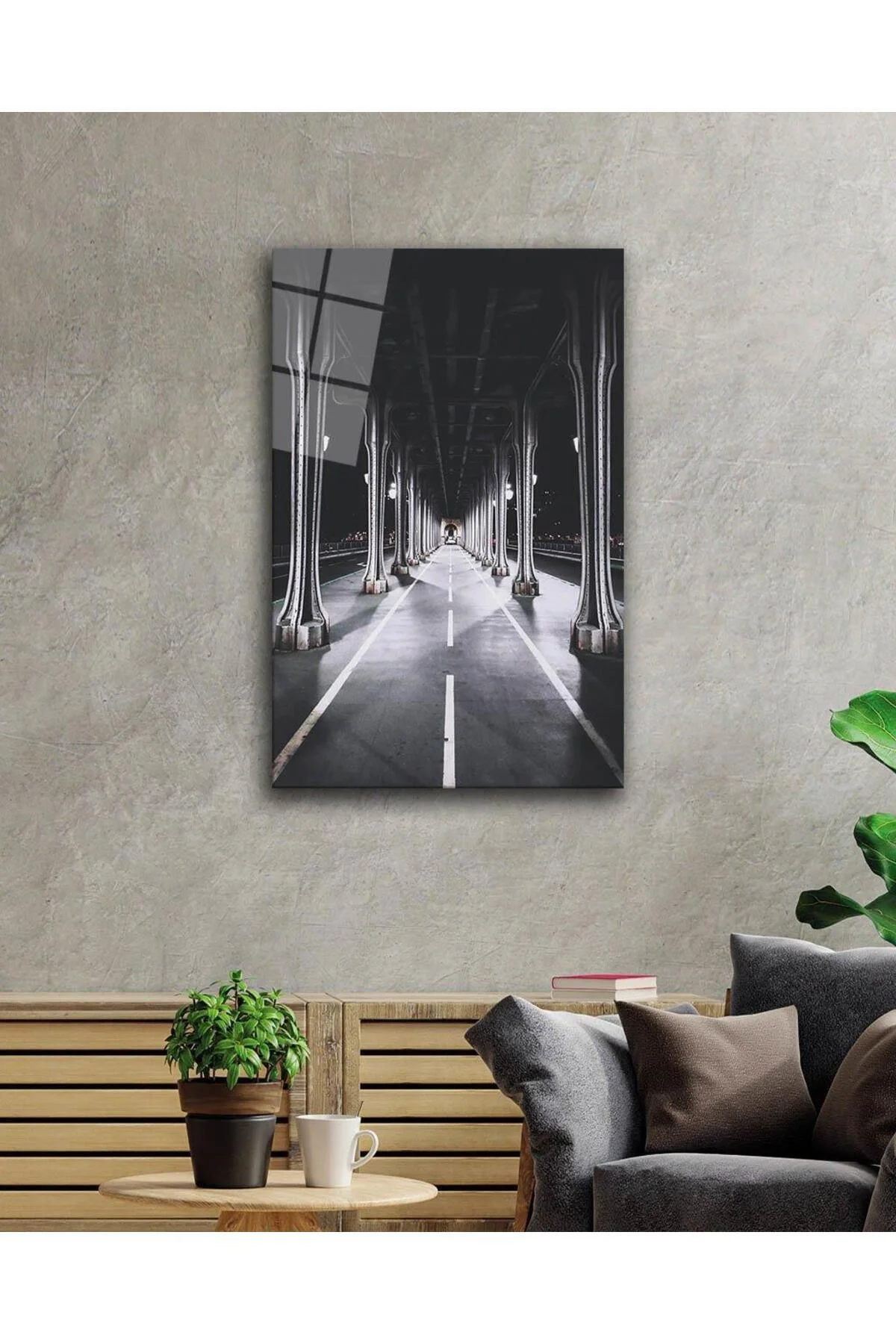 Sokak Cam Tablo 4mm Dayanıklı Temperli Cam, Street Glass Wall Decor - BYCAGRİ Görsel 2