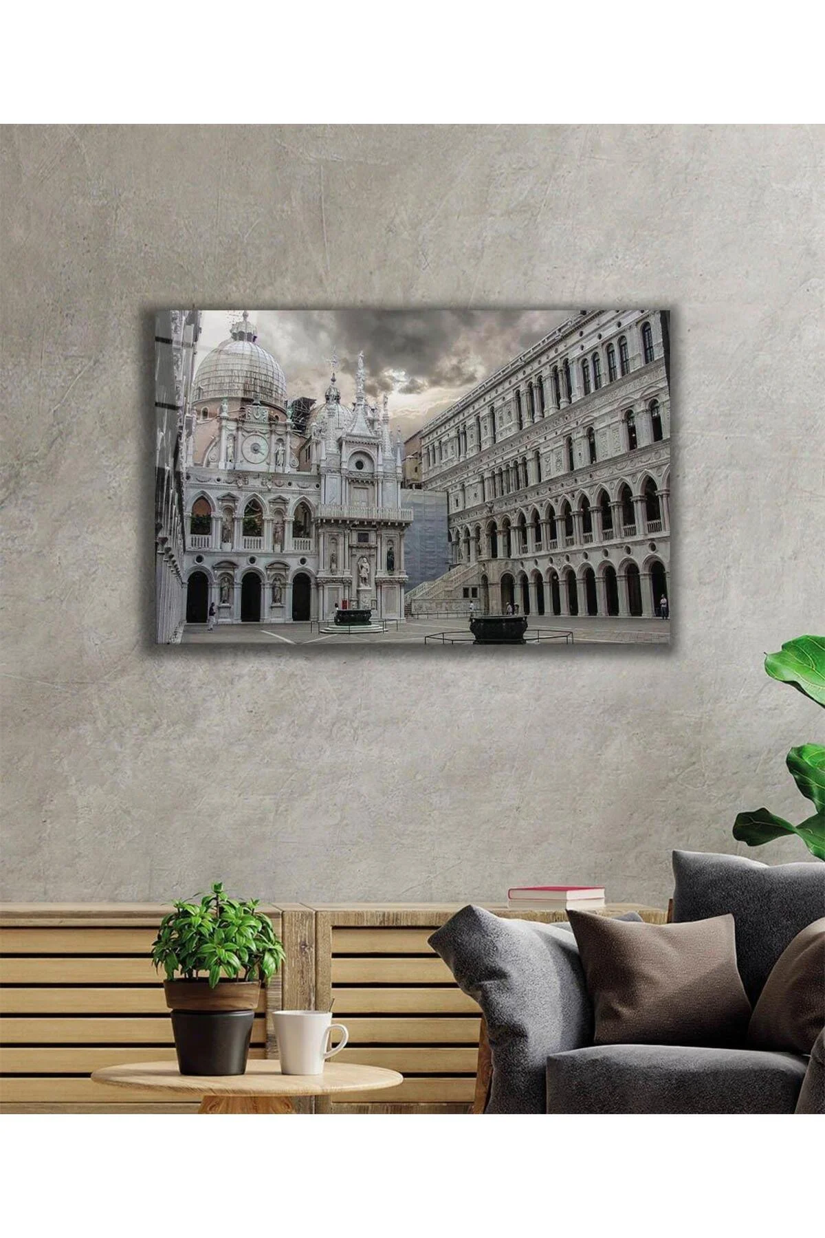 Kilise Cam Tablo 4mm Dayanıklı Temperli Cam, Church Glass Wall Decor - BYCAGRİ Görsel 2