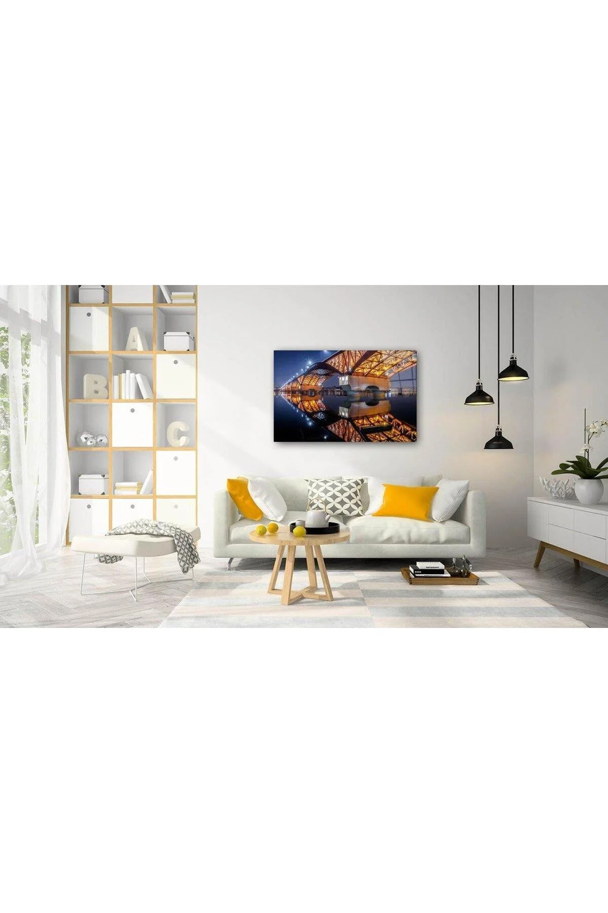 Köprü Manzara Cam Tablo 4mm Dayanıklı Temperli Cam - BYCAGRİ Görsel 2