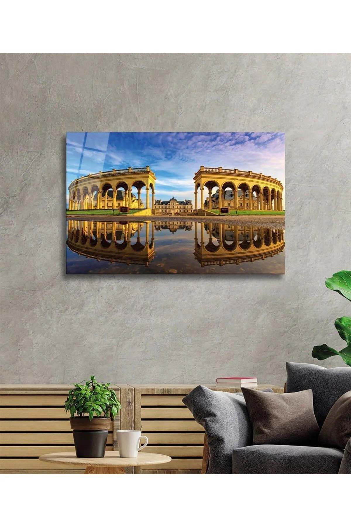 Manzara Cam Tablo 4mm Dayanıklı Temperli Cam, Glass Wall Decor - BYCAGRİ Görsel 2