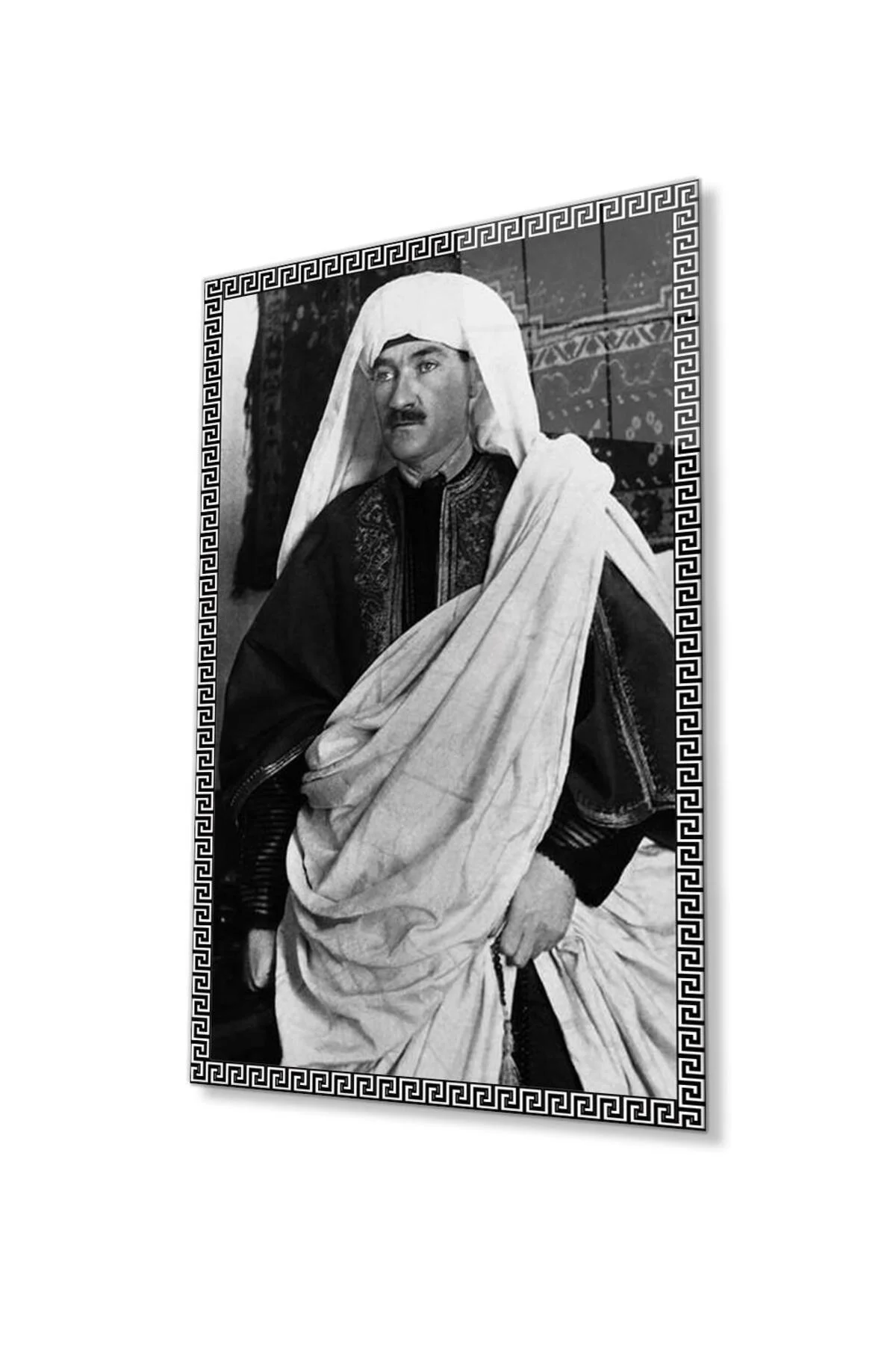 Atatürk Cam Tablo 4mm Dayanıklı Temperli Cam, Atatürk Glass Wall Art
