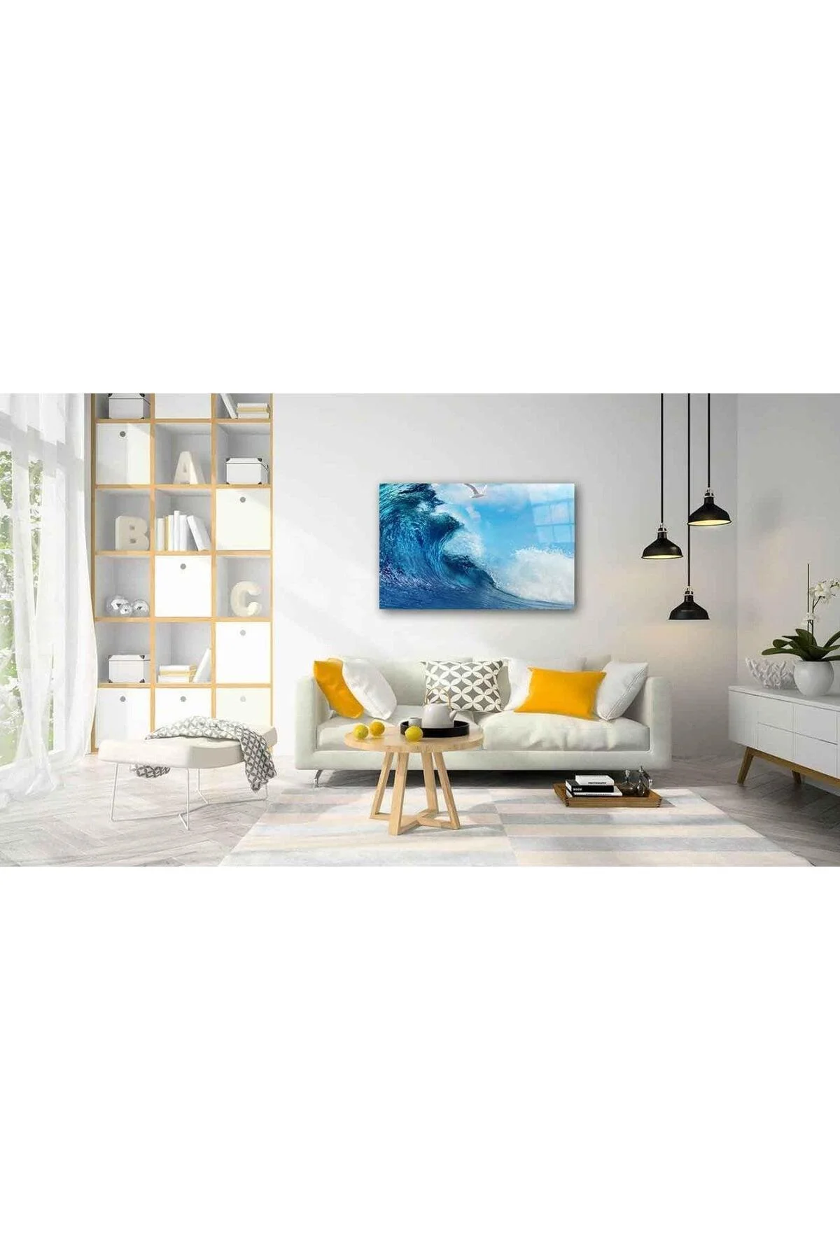 Manzara Cam Tablo 4mm Dayanıklı Temperli Cam - BYCAGRİ Görsel 2