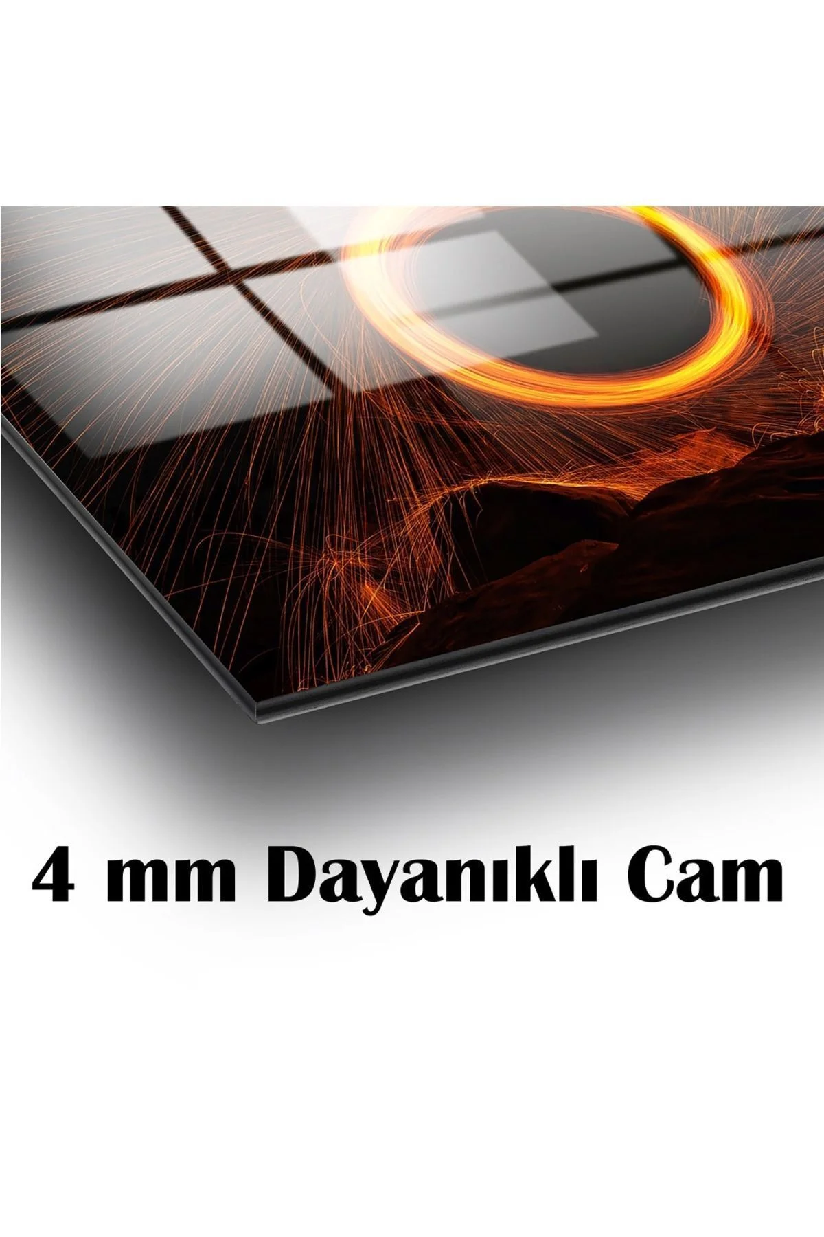 Hilye-i Şerif Dini Duvar Dekoru Cam Tablo 4mm Dayanıklı Temperli Cam - Exela Görsel 6