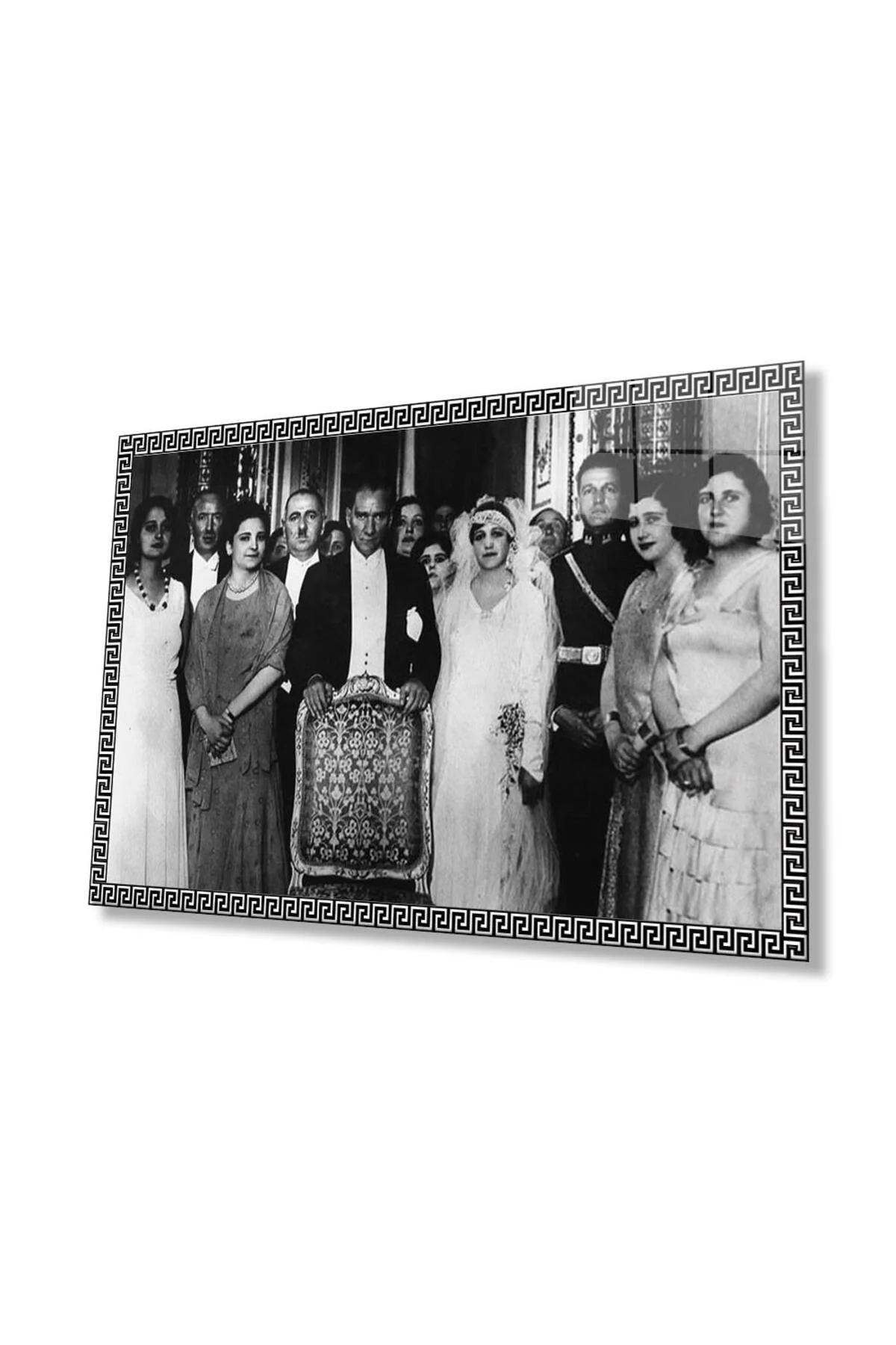 Atatürk Cam Tablo 4mm Dayanıklı Temperli Cam, Atatürk Glass Wall Art