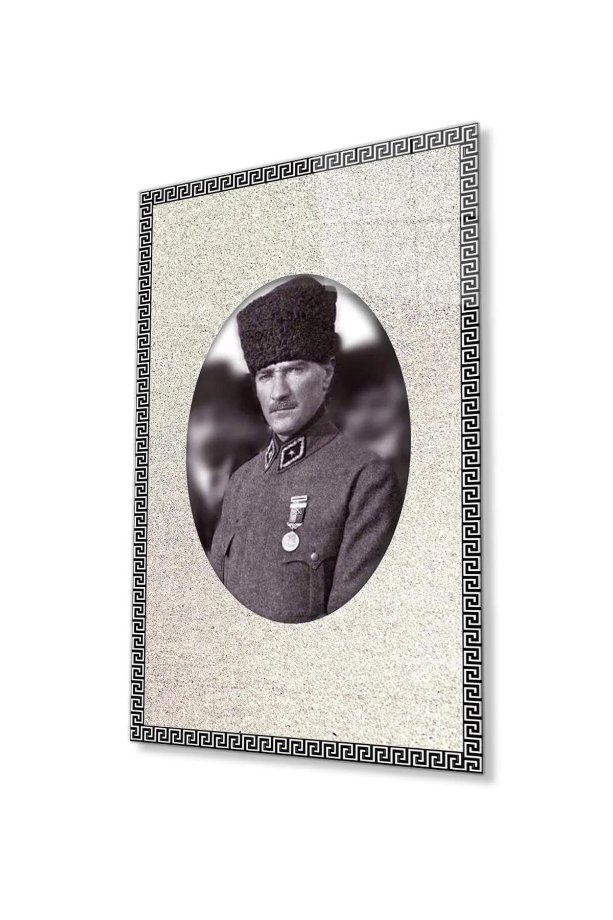 Atatürk Cam Tablo 4mm Dayanıklı Temperli Cam, Atatürk Glass Wall Art