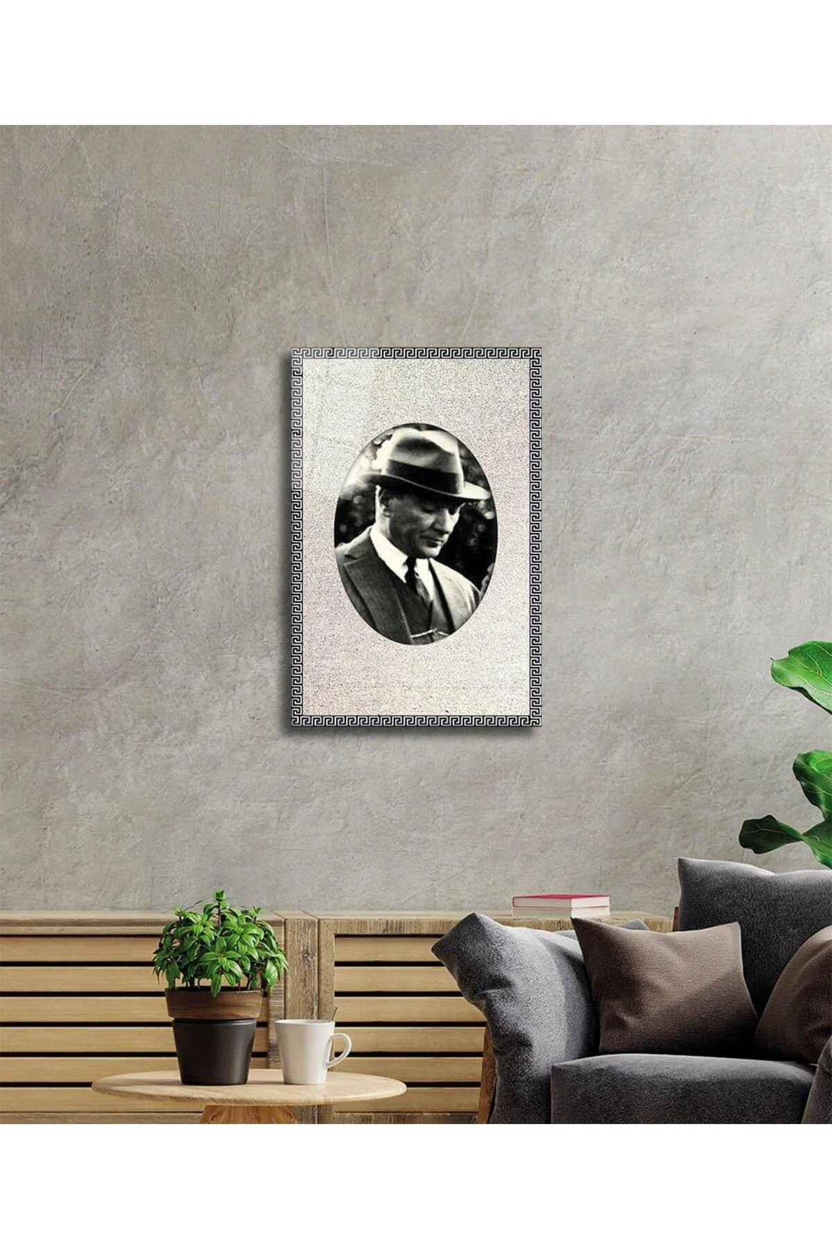 Atatürk Cam Tablo 4mm Dayanıklı Temperli Cam, Atatürk Glass Wall Art - BYCAGRİ Görsel 2