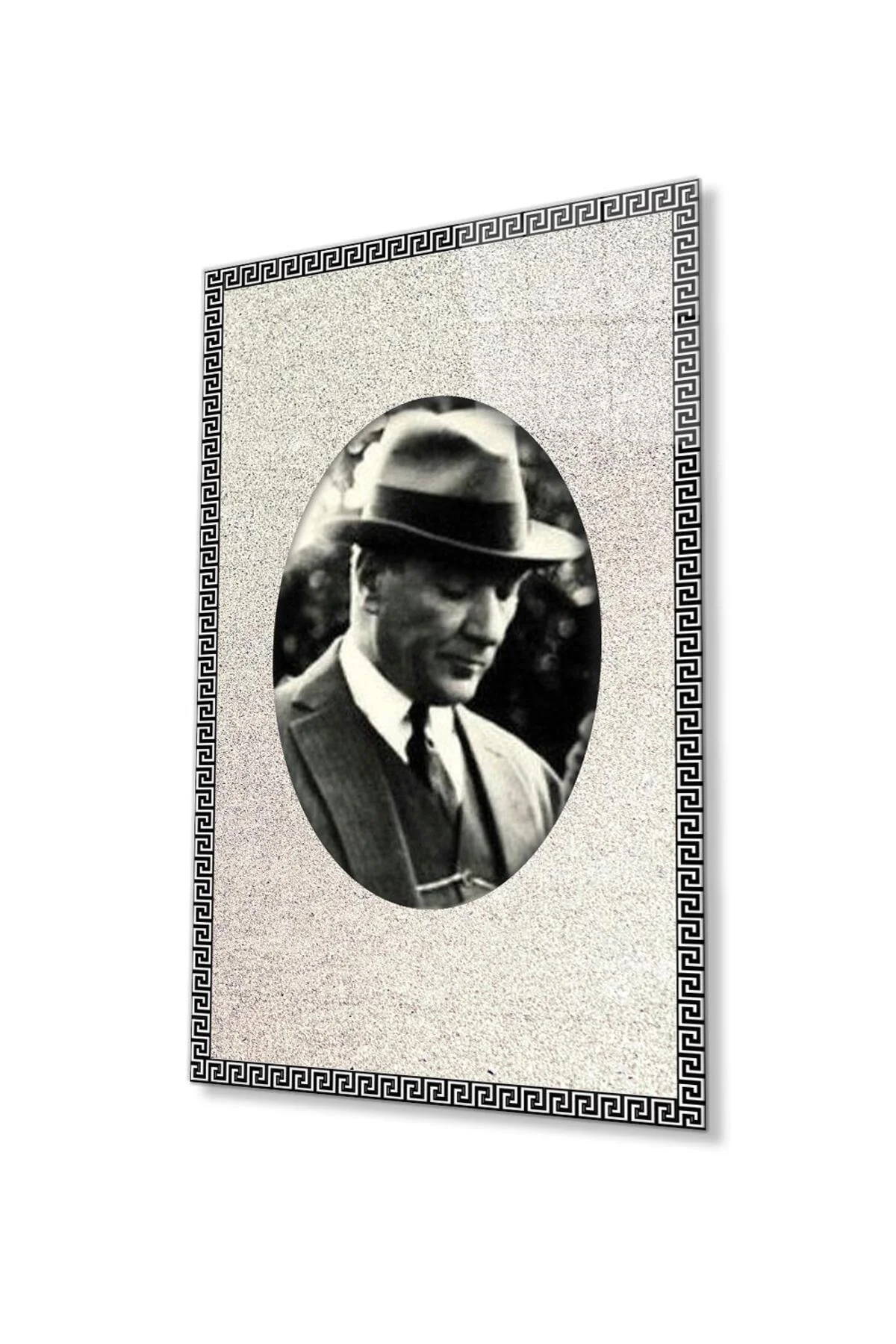 Atatürk Cam Tablo 4mm Dayanıklı Temperli Cam, Atatürk Glass Wall Art