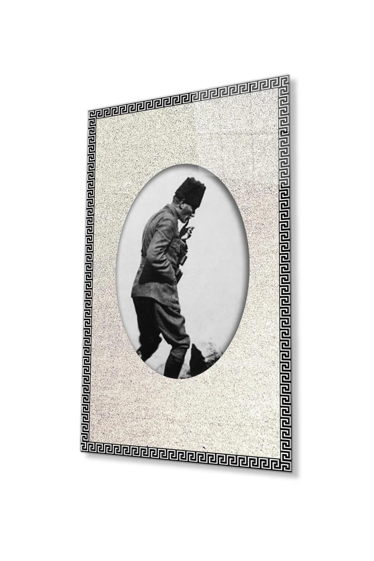 Atatürk Cam Tablo 4mm Dayanıklı Temperli Cam, Atatürk Glass Wall Art