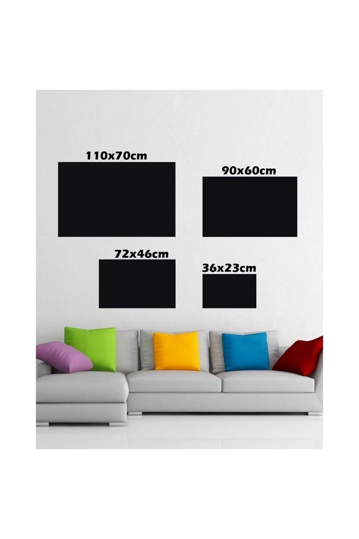 Bizon Hayvan Cam Tablo 4mm Dayanıklı Temperli Cam 90 X 60 - Teknolojipro Görsel 2