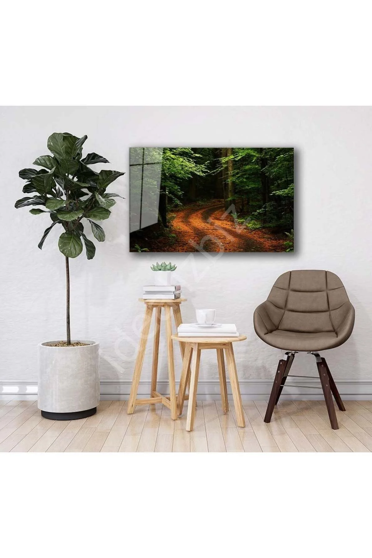 Doğa Manzara Cam Tablo 4mm Dayanıklı Temperli Cam - Trias Bazaar Görsel 2