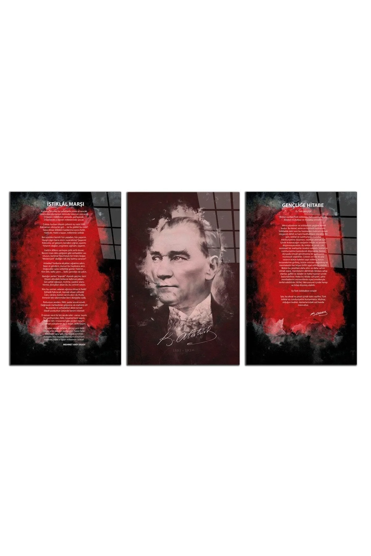 Atatürk - Istiklal Marşı - Gençliğe Hitabe2 (toplam 3 Parça)