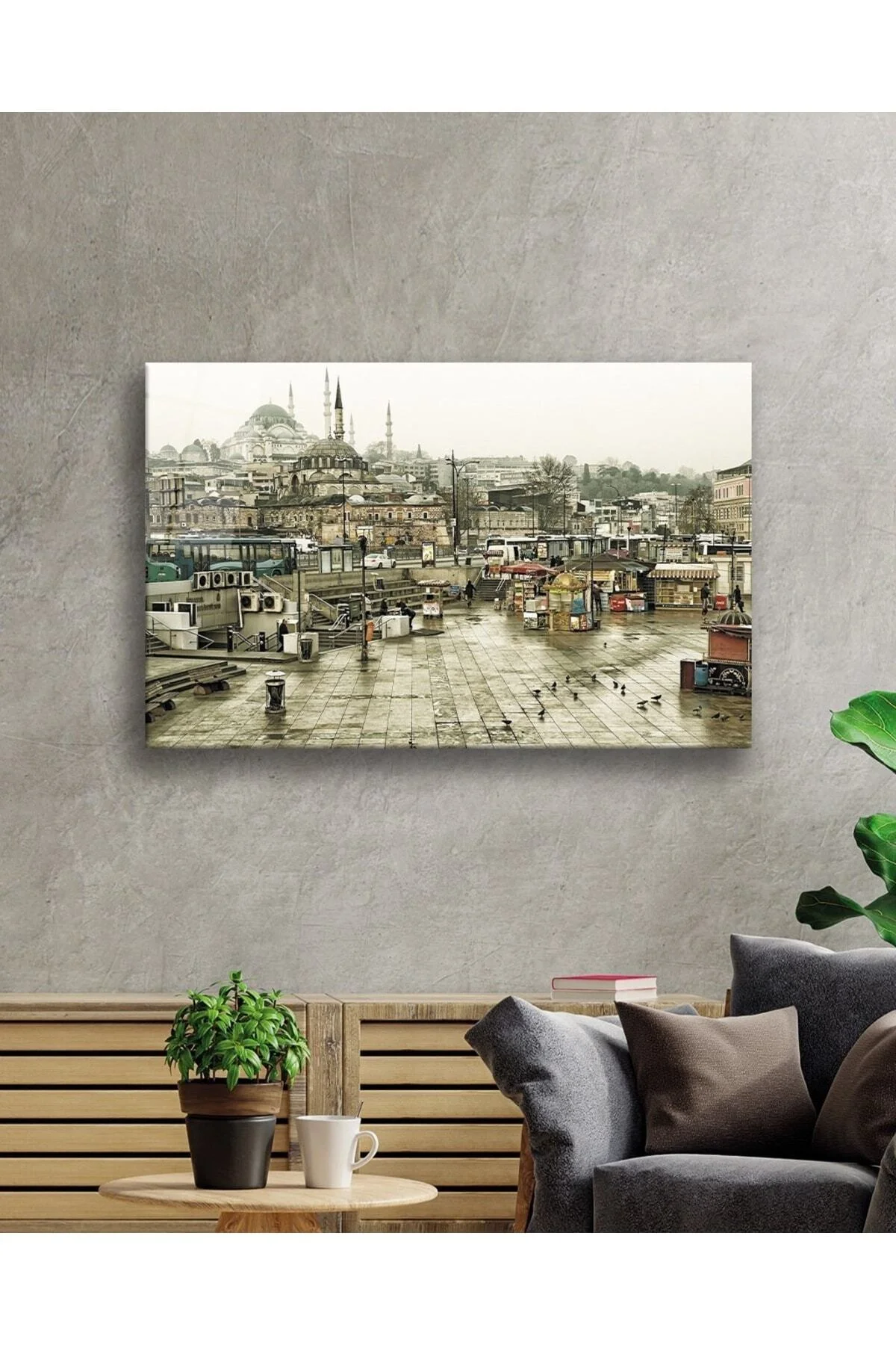 Istanbul Manzara Cam Tablo - TURAX Görsel 2