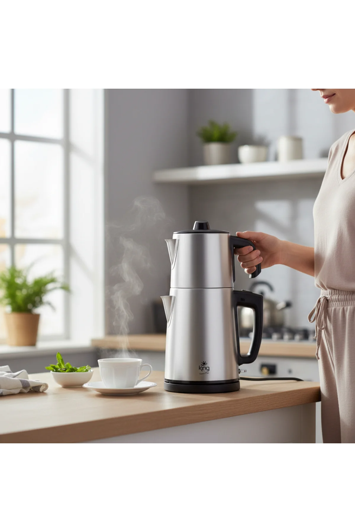 K3106 TEALUXE PLUS ÇAY MAKİNESİ - King Görsel 2
