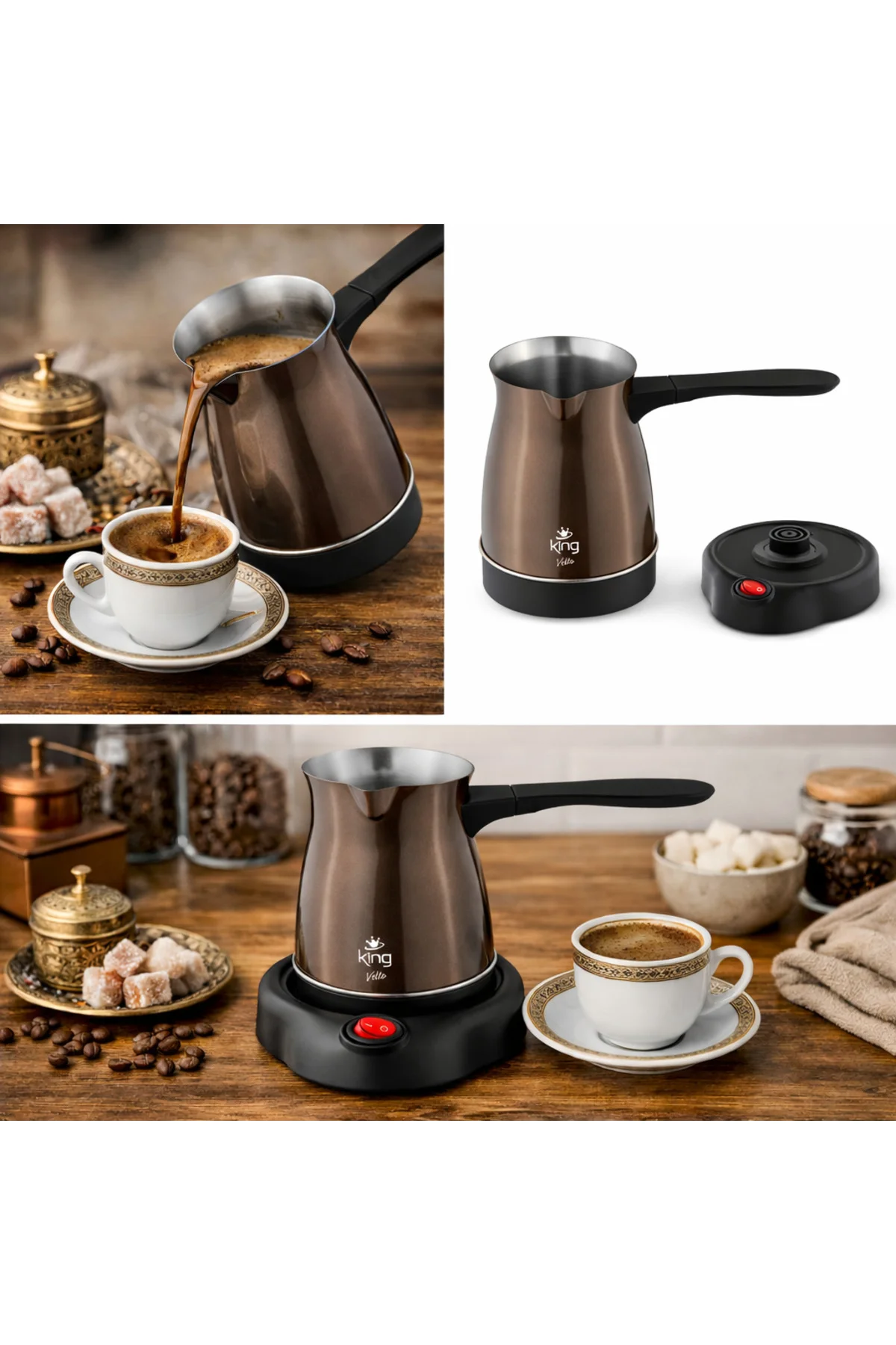 VELTO K3501 TÜRK KAHVE MAKİNESİ - King Görsel 3