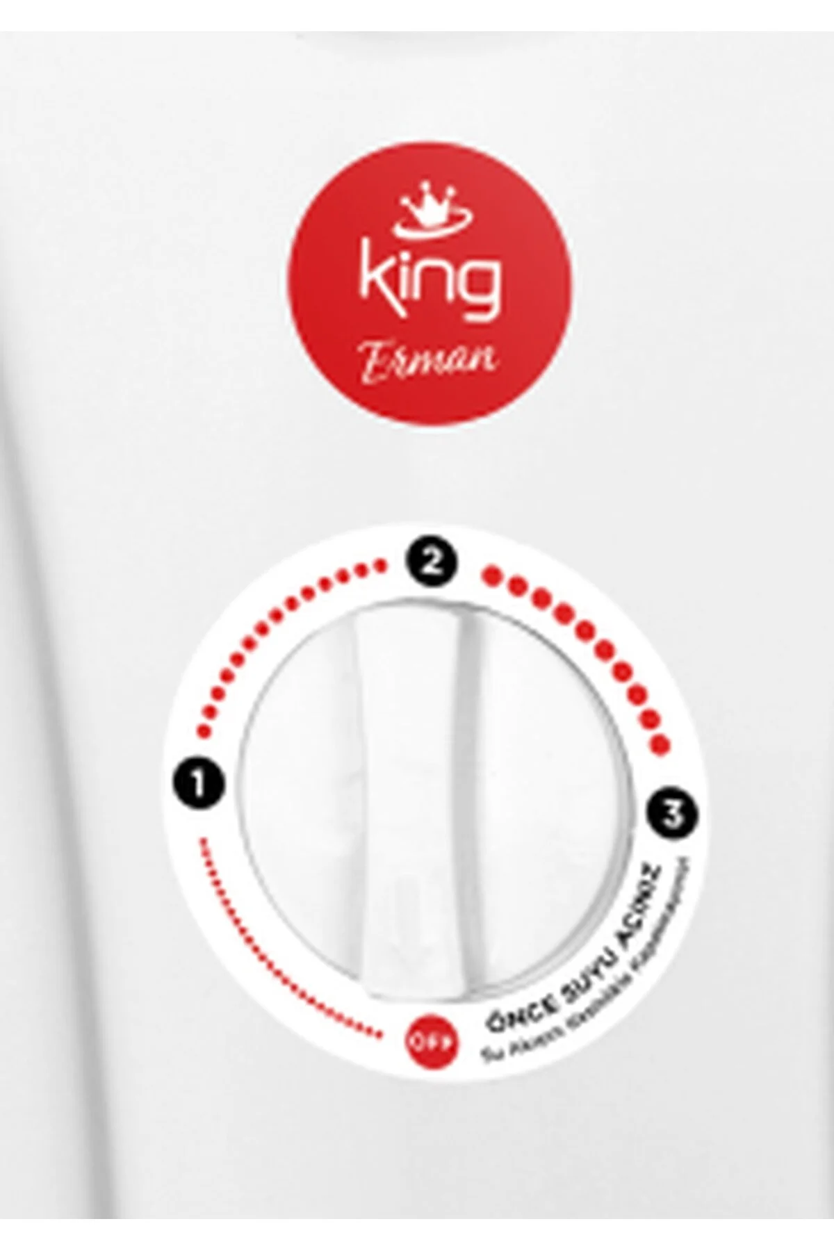 K7101 Erman Elektrikli Şofben | Anında Sıcak Su | Kompakt Tasarım | Enerji Tasarruflu - King Görsel 5