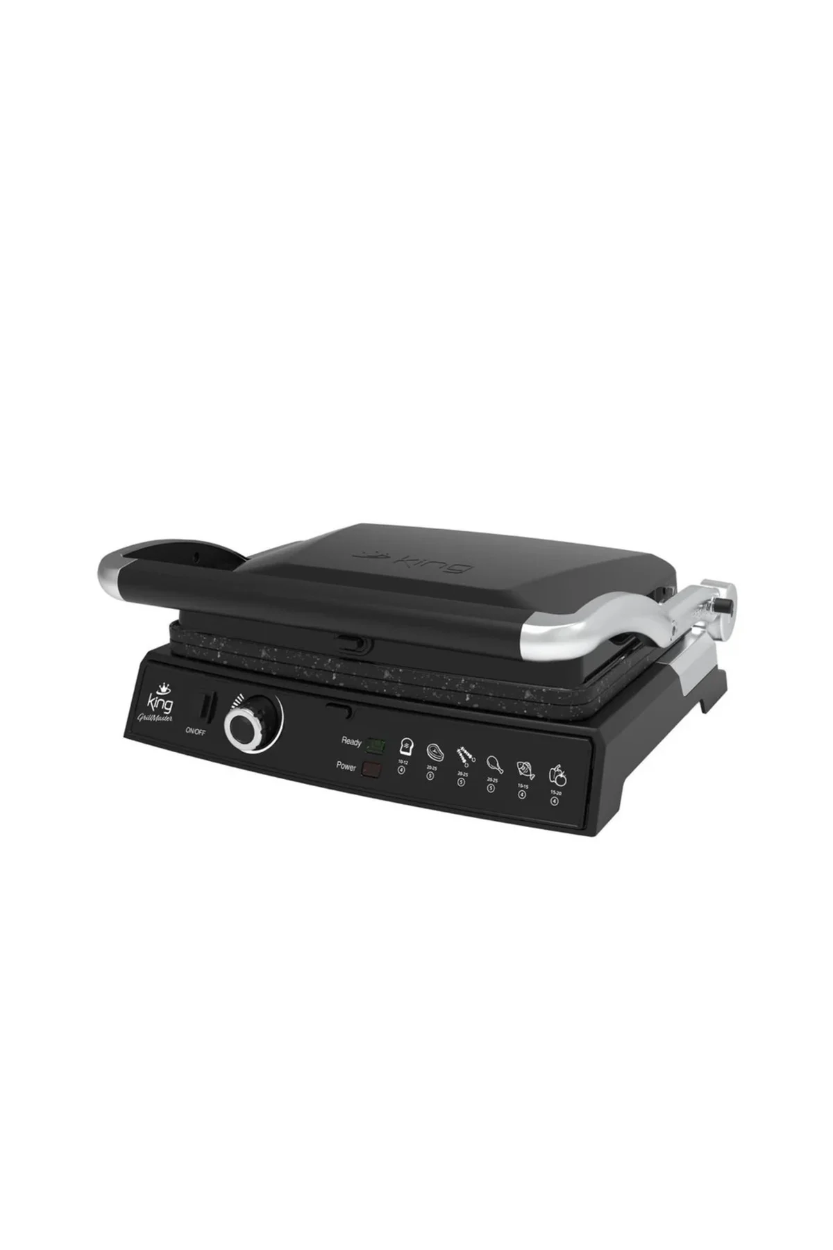 K462S Grİll Master Siyah Izgara Ve Tost Makinesi - King Görsel 3