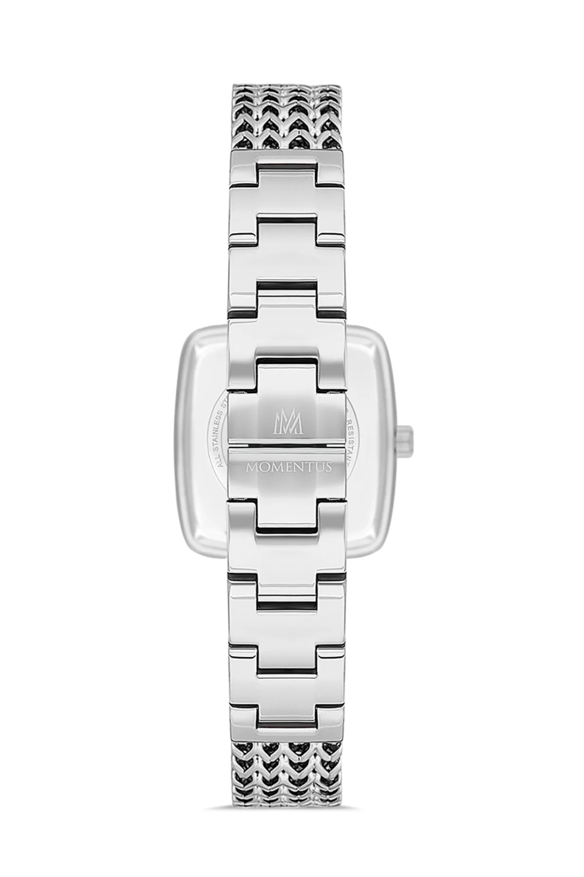 Momentus SS397S-09SS Kadın Saat Kadran Çelik Hasır Bilezik 24.5x30mm 3 ATM - TRİA SİLVER Görsel 2