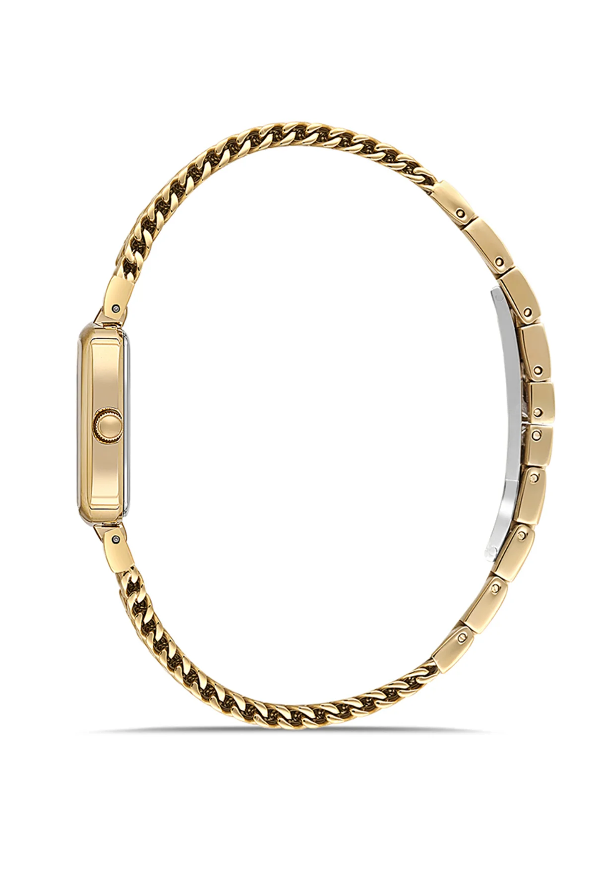 Momentus SS397G-09SG Kadın Saat Gold Çelik Hasır, Kadran, Taşlı Kare Kasa - TRİA SİLVER Görsel 3