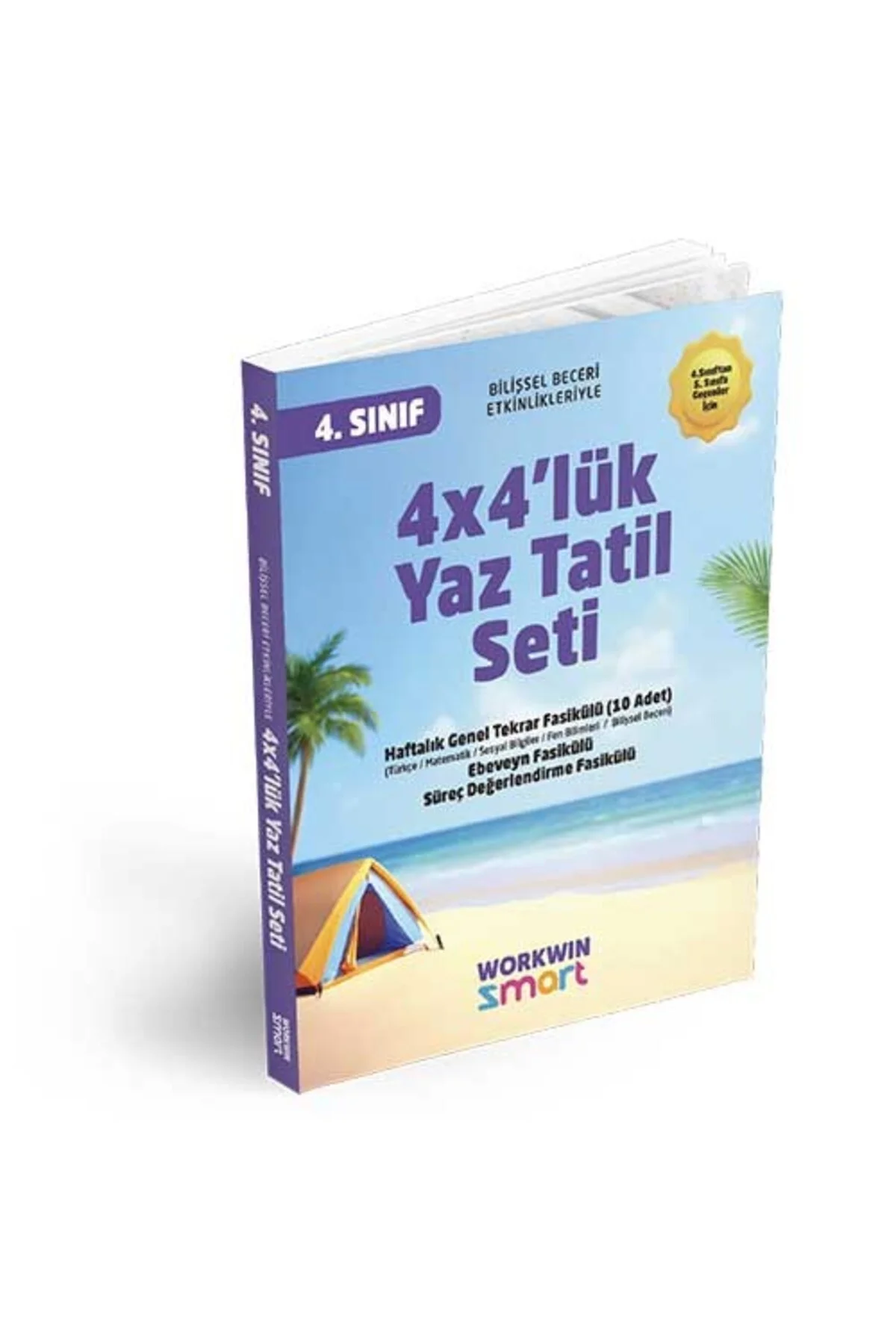 4. Sınıf 4x4'lük Tatil Tekrar Seti | 12 Fasikül+Bilişsel Etkinlikler-2025 - workwin Görsel 2