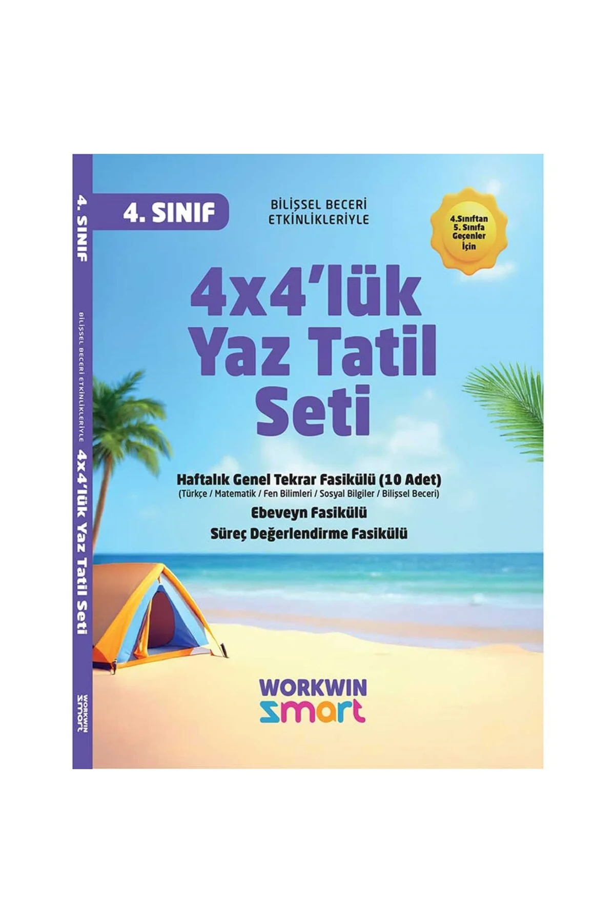 4. Sınıf 4x4'lük Tatil Tekrar Seti | 12 Fasikül+Bilişsel Etkinlikler-2025