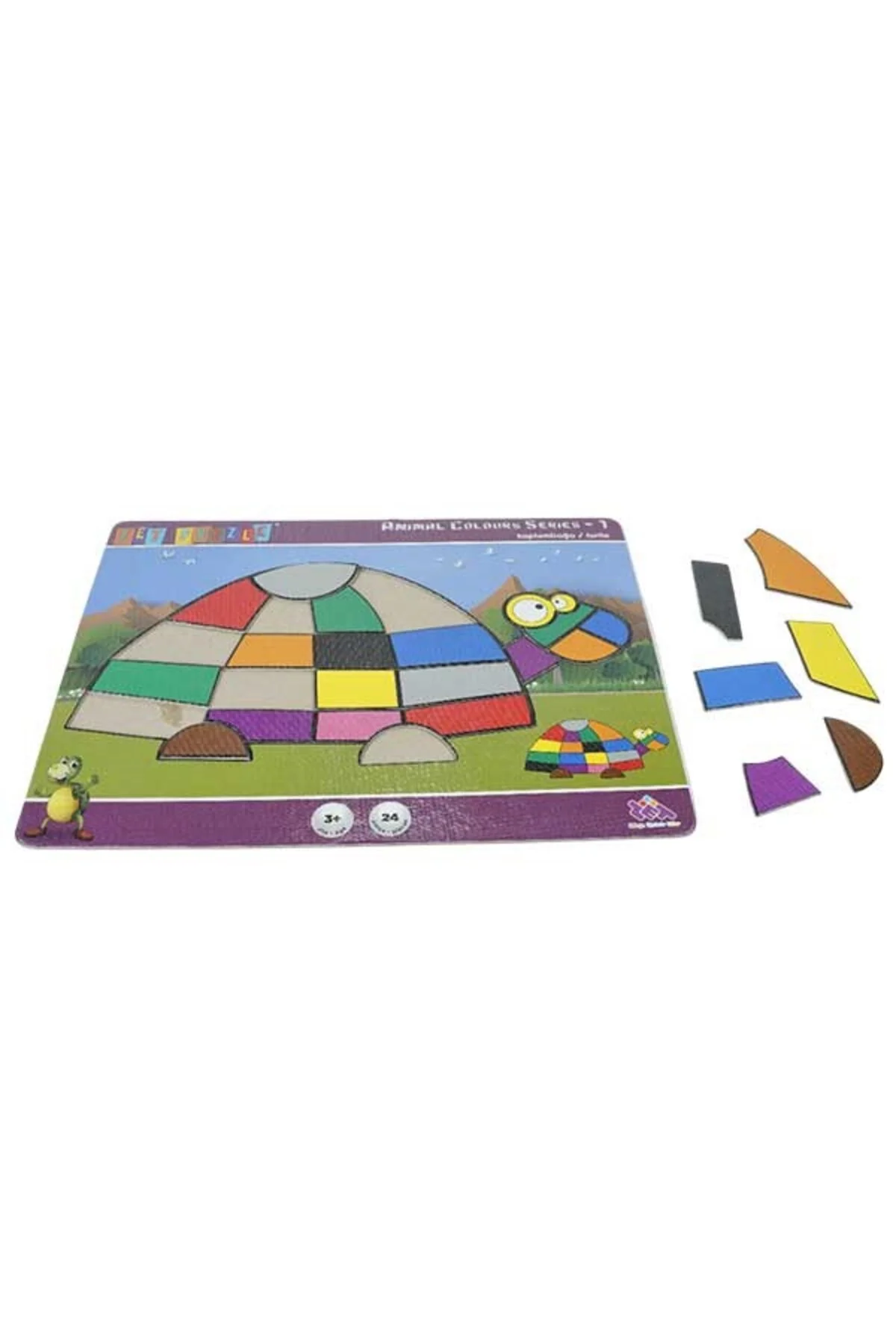 Kaplumbağa Puzzle Çocuklar için Eğitici ve Öğretici Puzzle | 24 Parça 3+ Yaş - ZEKÜP Görsel 4