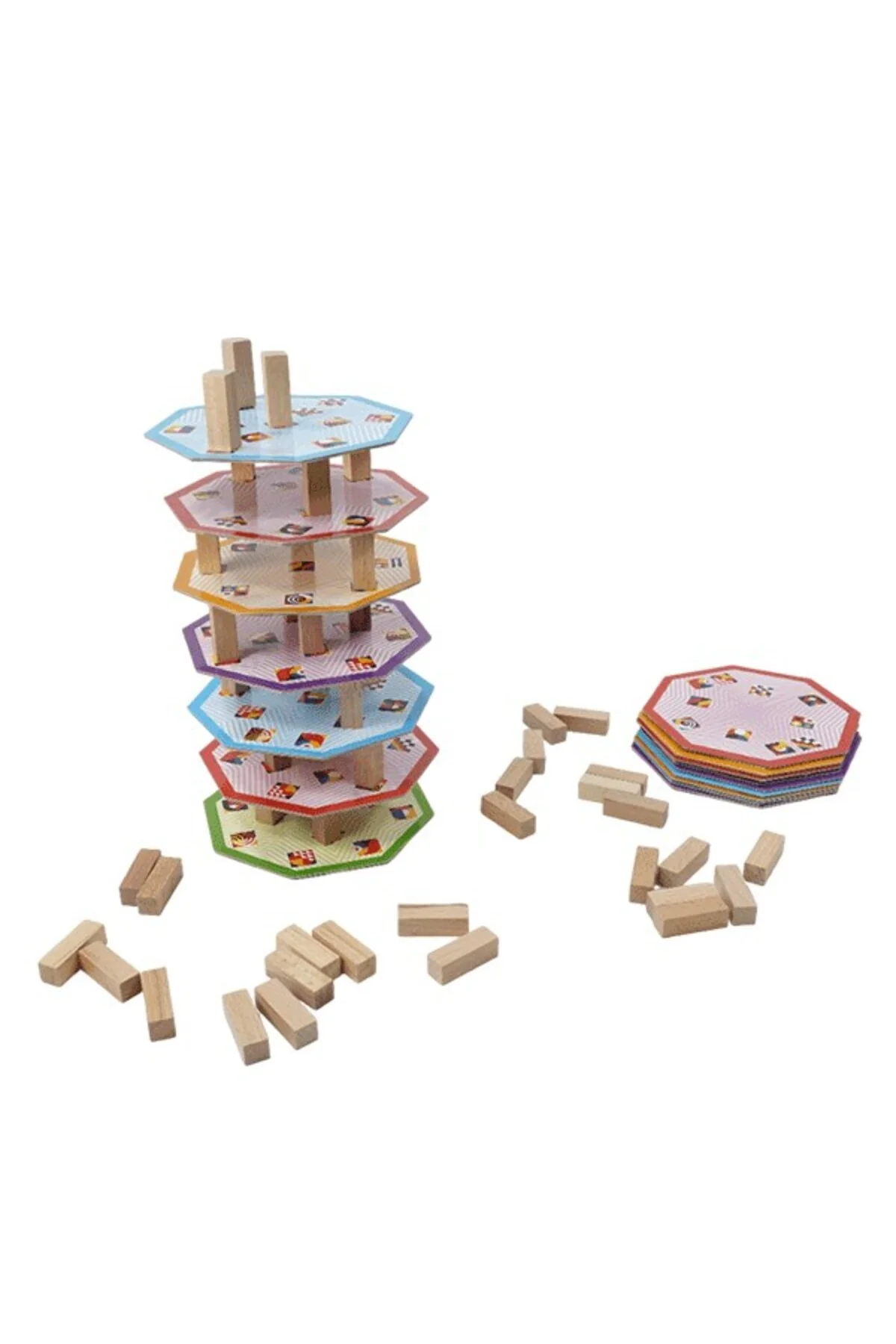 Balance Tower Denge Oyunu 4+ Yaş 2+ Oyuncu - ZEKÜP Görsel 2