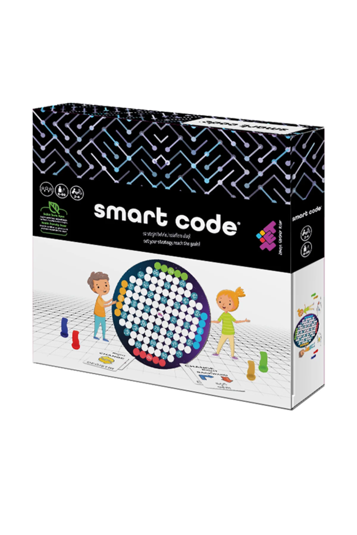 SMART CODE Kodlama Grup Oyunu 6+ Yaş 2-4 Oyuncu - TÜZDER Görsel 3