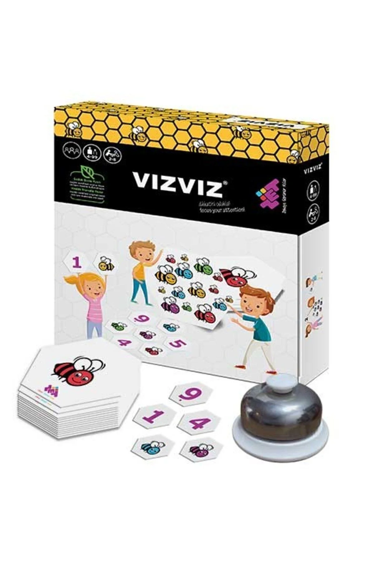 Dedektif VIZ VIZ Dikkat ve Zeka Oyunu 4+ Yaş 2-8 Oyuncu