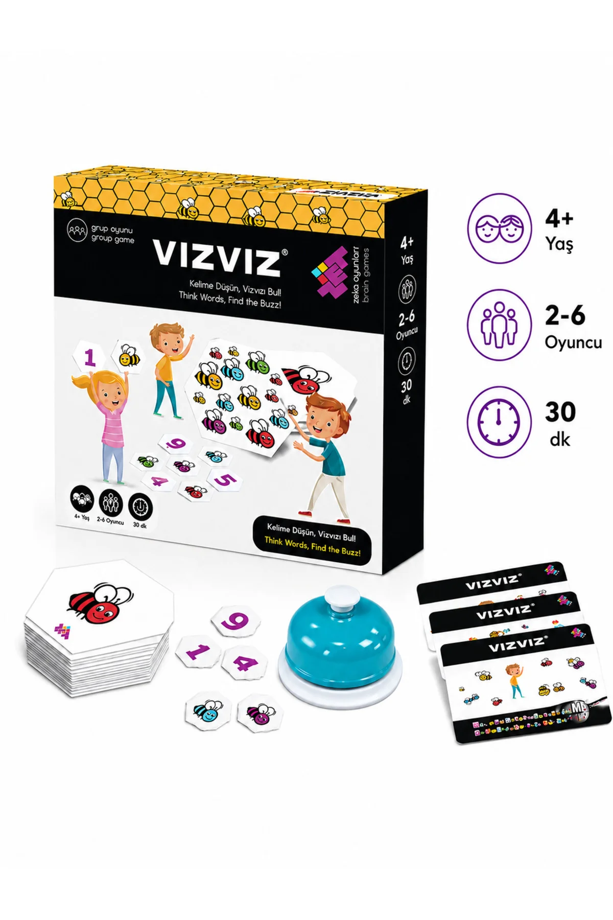 VIZ VIZ Dikkat ve Zeka Oyunu 4+ Yaş 2-8 Oyuncu | ZET Zeka